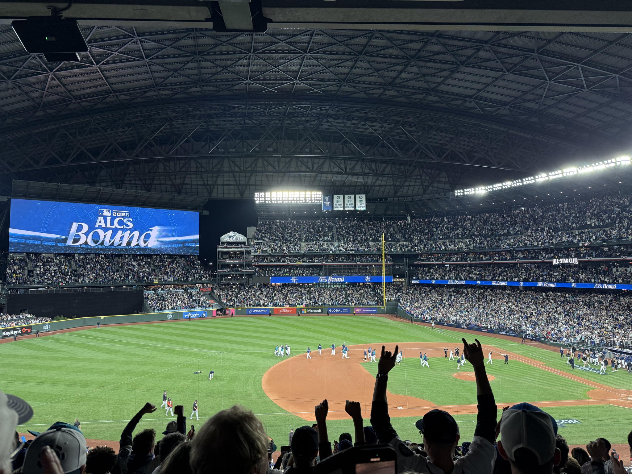 Real Fan View taken from Section 240 at T-Mobile Park by Matt F