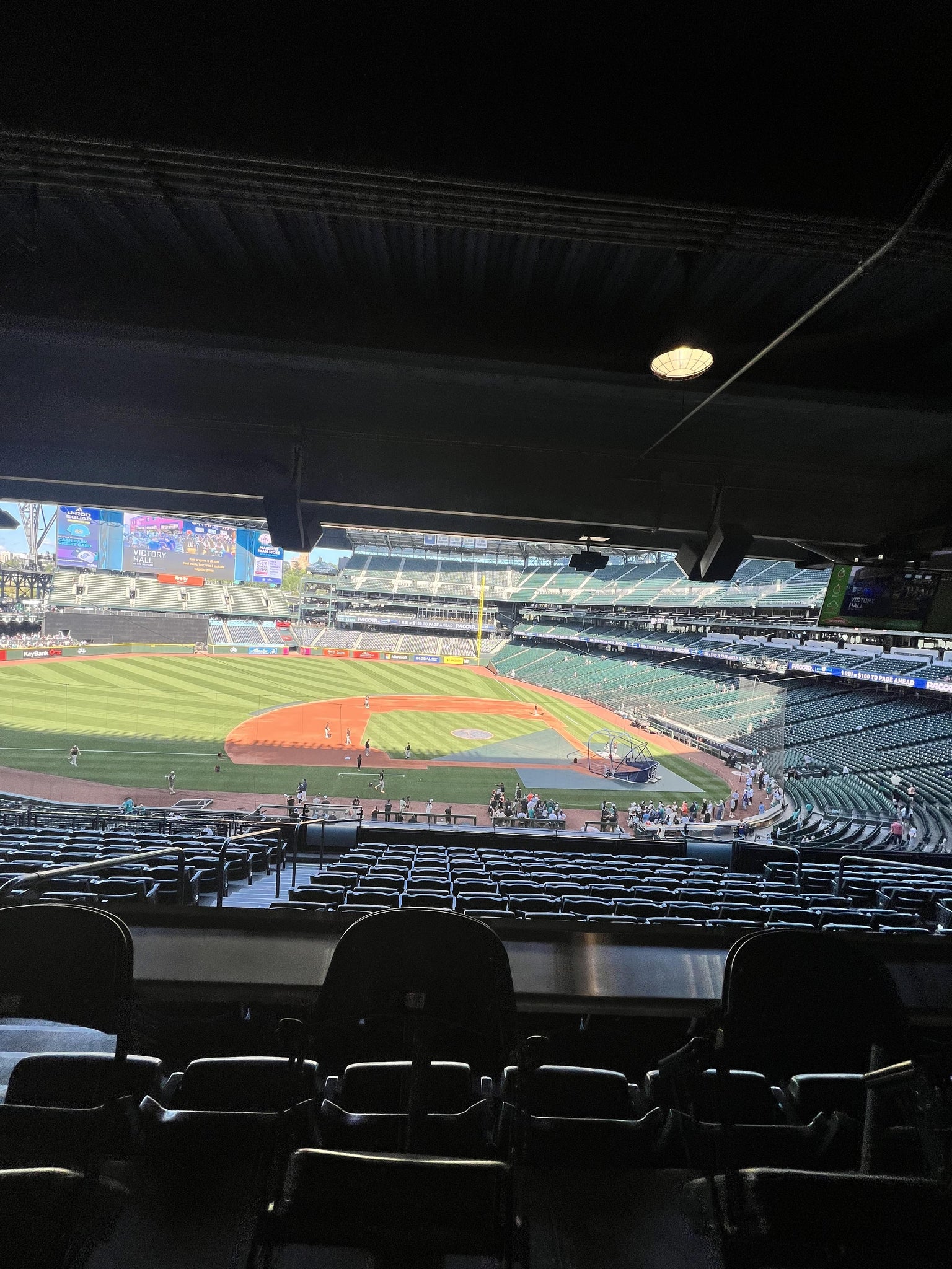 Real Fan View taken from Section 241 at T-Mobile Park by Ed M