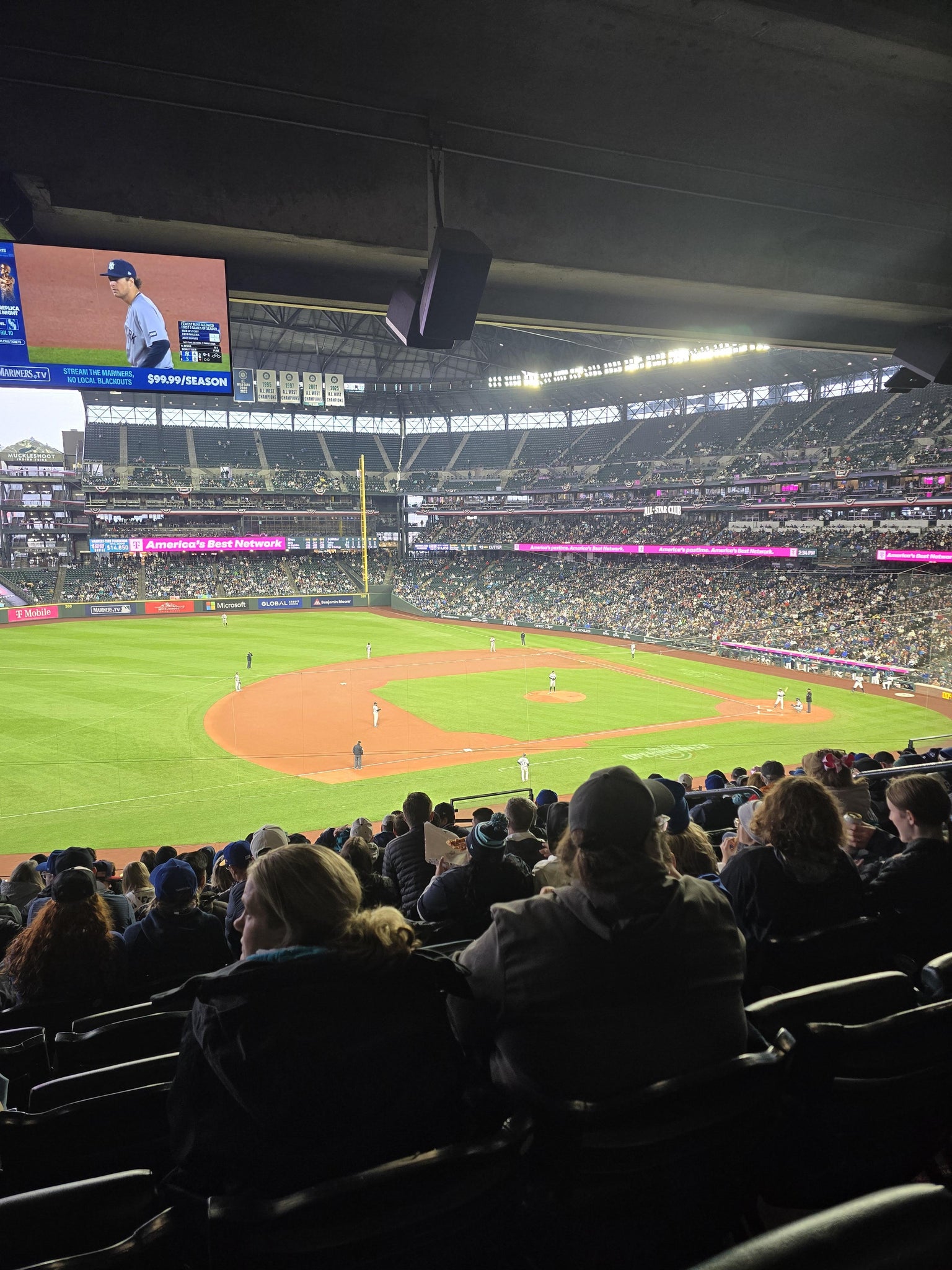 Real Fan View taken from Section 241 at T-Mobile Park by Anthony C