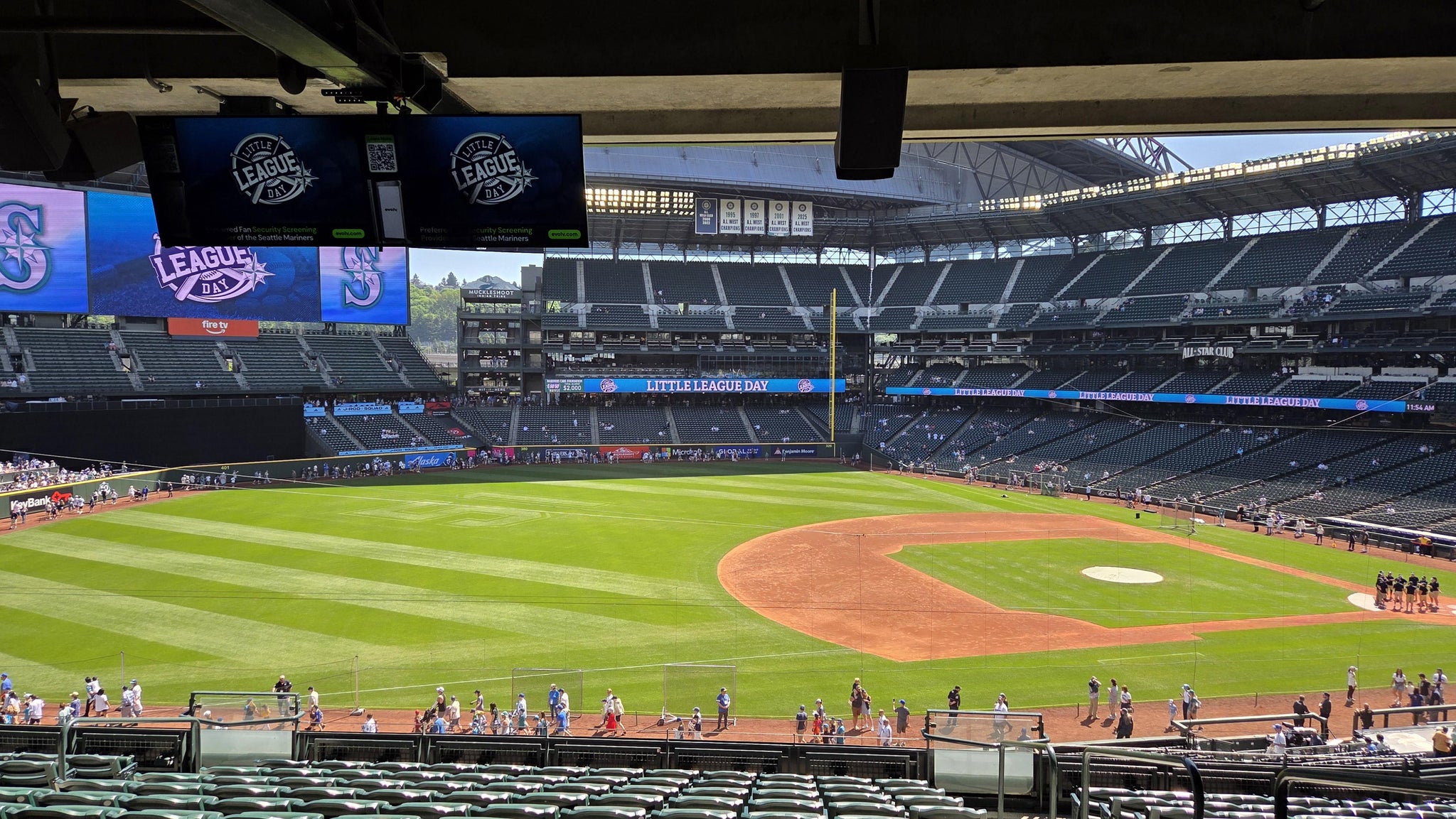 Real Fan View taken from Section 242 at T-Mobile Park by Barbara M