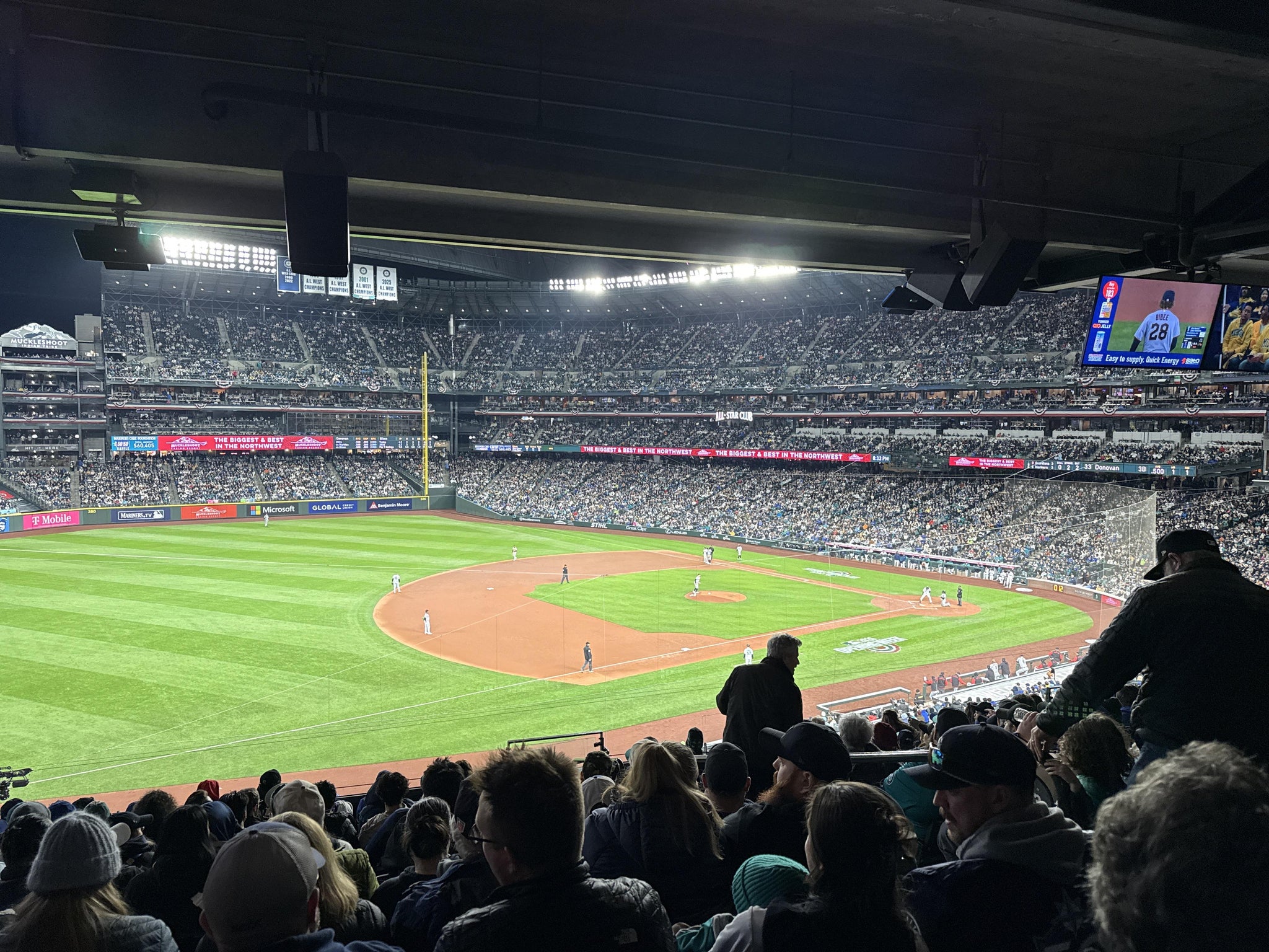 Real Fan View taken from Section 243 at T-Mobile Park by Amanda D