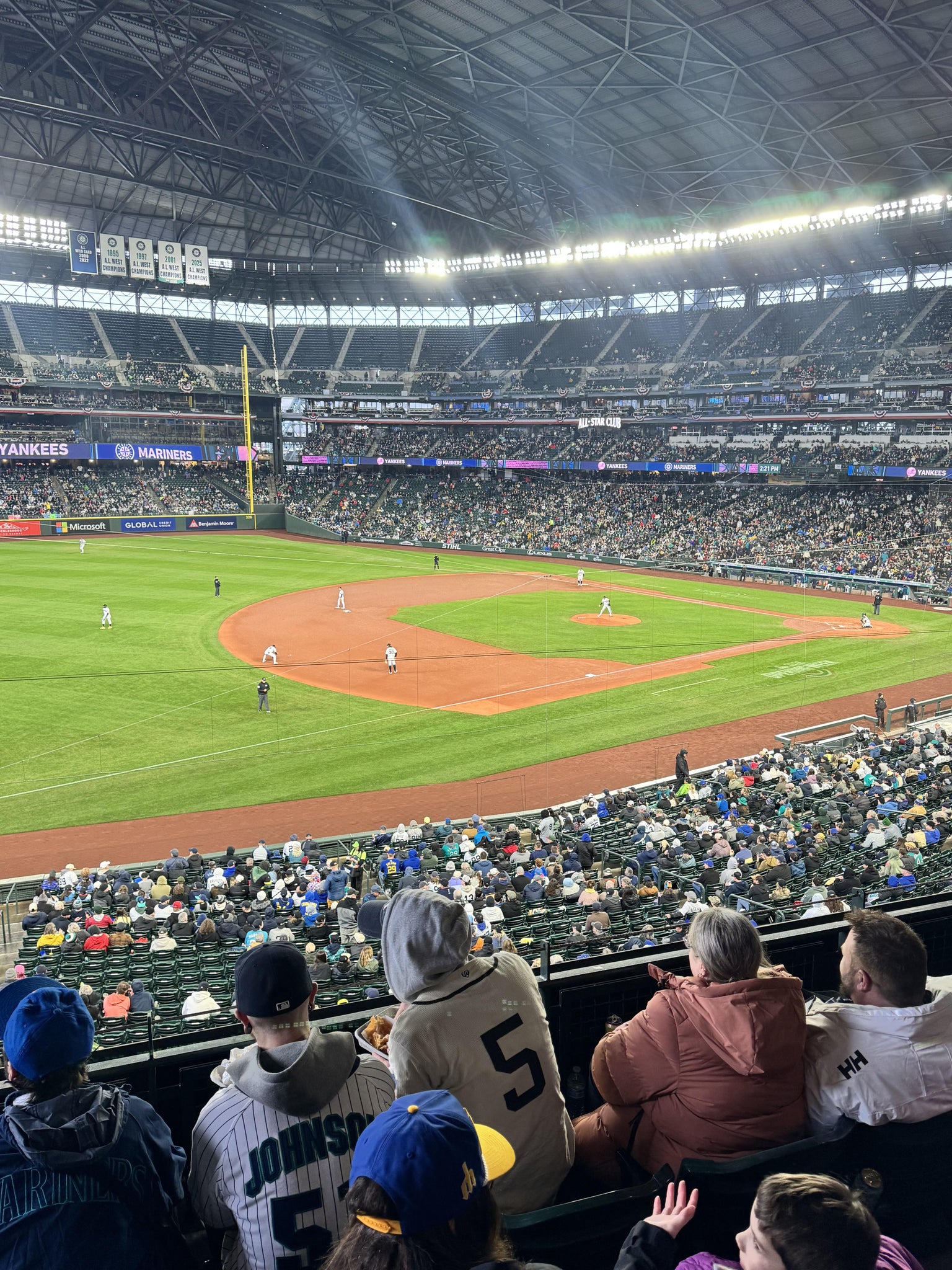 Real Fan View taken from Section 243 at T-Mobile Park by Kimberly H
