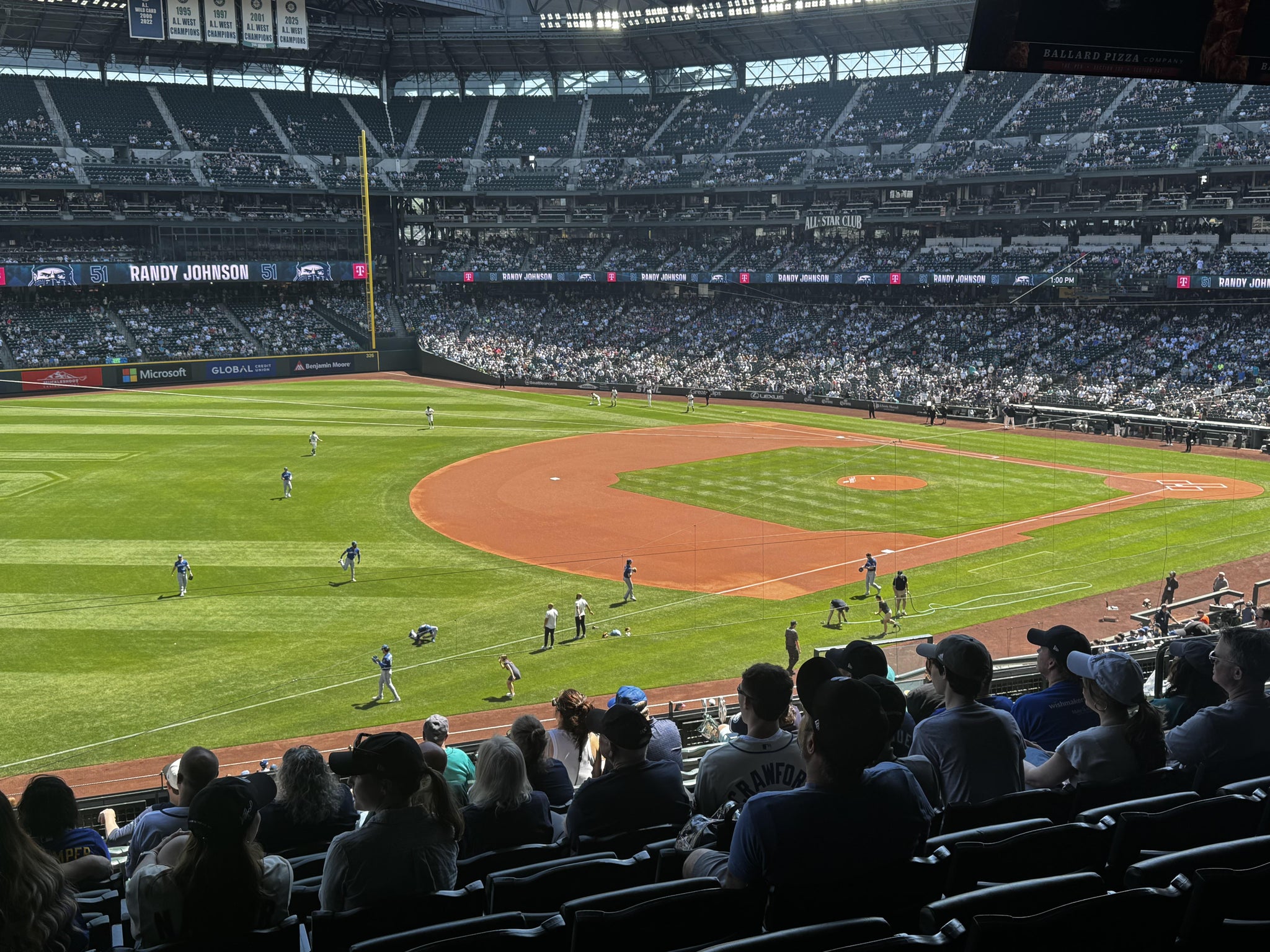 Real Fan View taken from Section 244 at T-Mobile Park by Jessica R