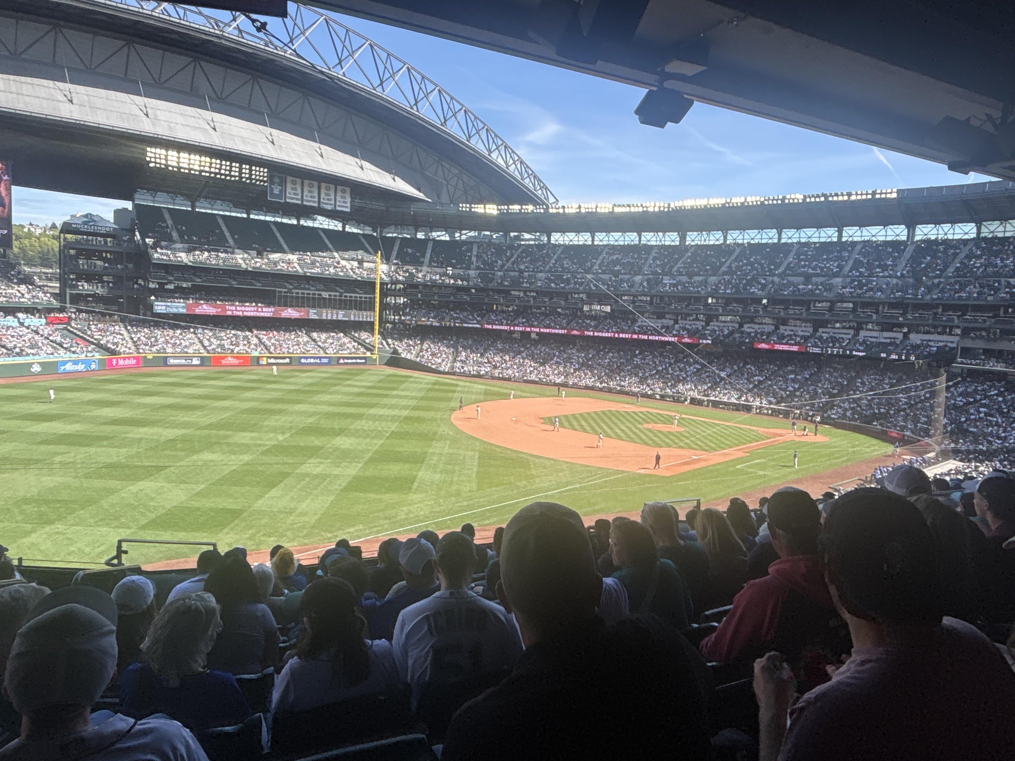 Real Fan View taken from Section 246 at T-Mobile Park by Jamie R