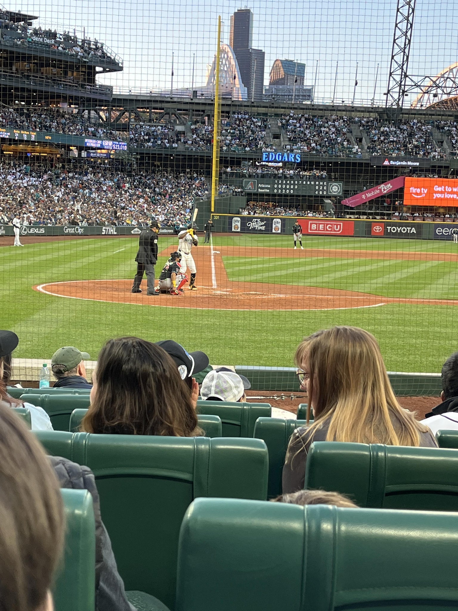 Real Fan View taken from Section 25 at T-Mobile Park by Walter R