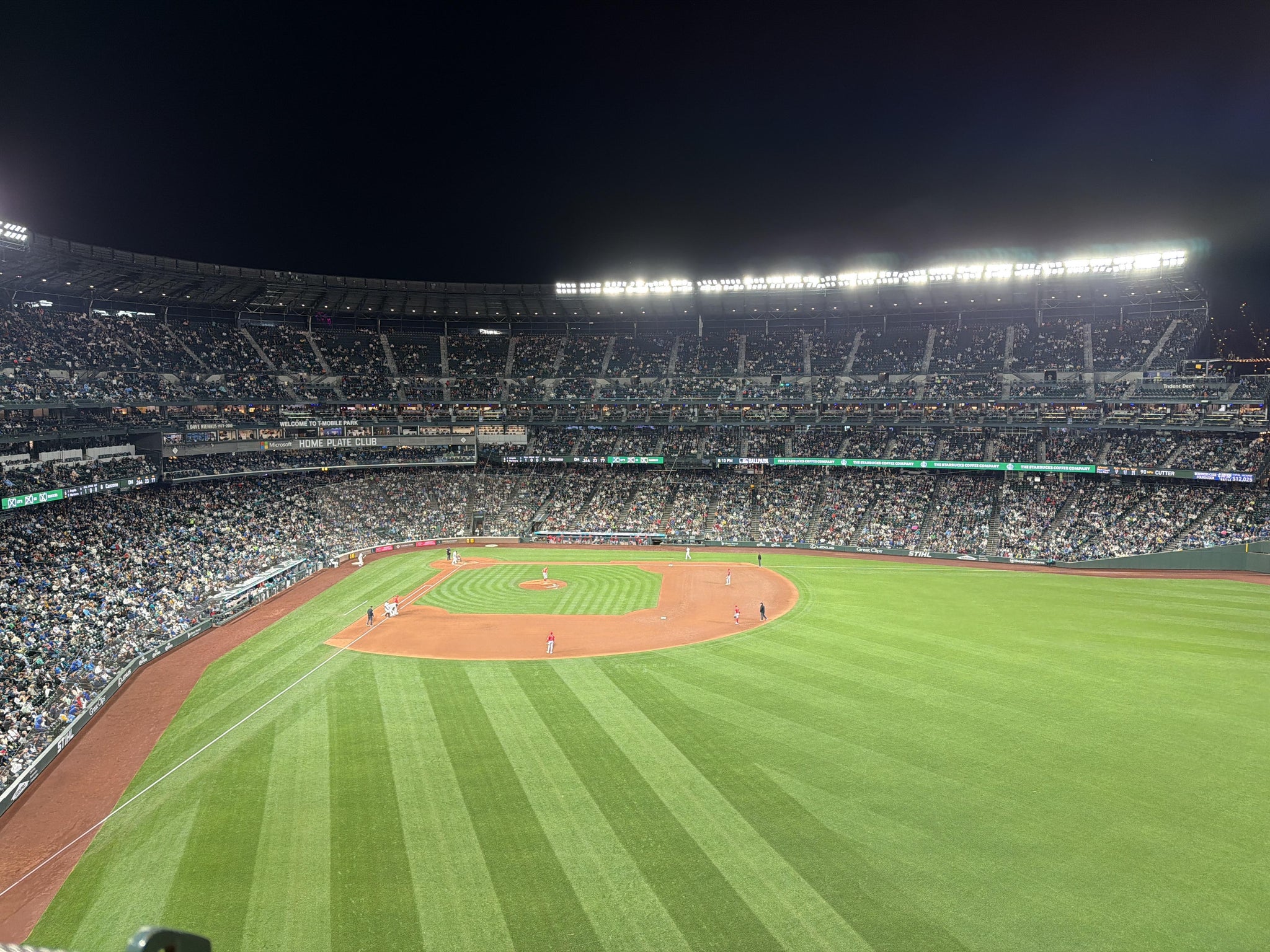 Real Fan View taken from Section 307 at T-Mobile Park by Jonathan G