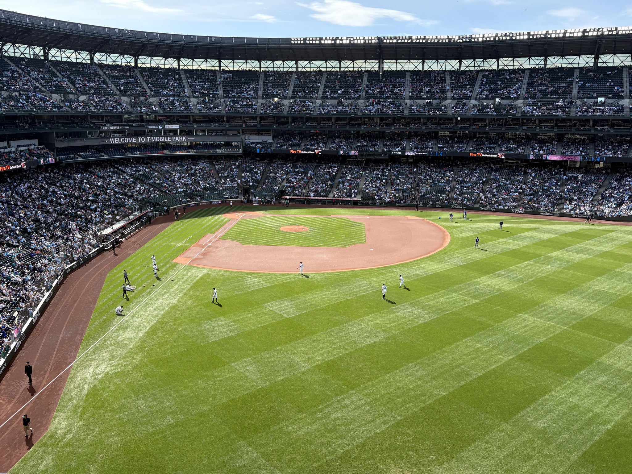 Real Fan View taken from Section 308 at T-Mobile Park by John S