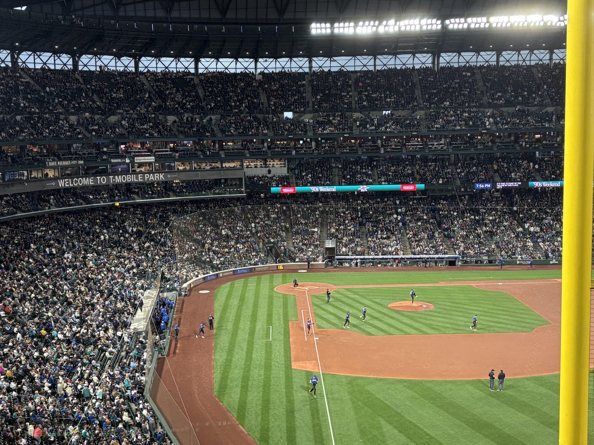 Real Fan View taken from Section 310 at T-Mobile Park by Victoria C