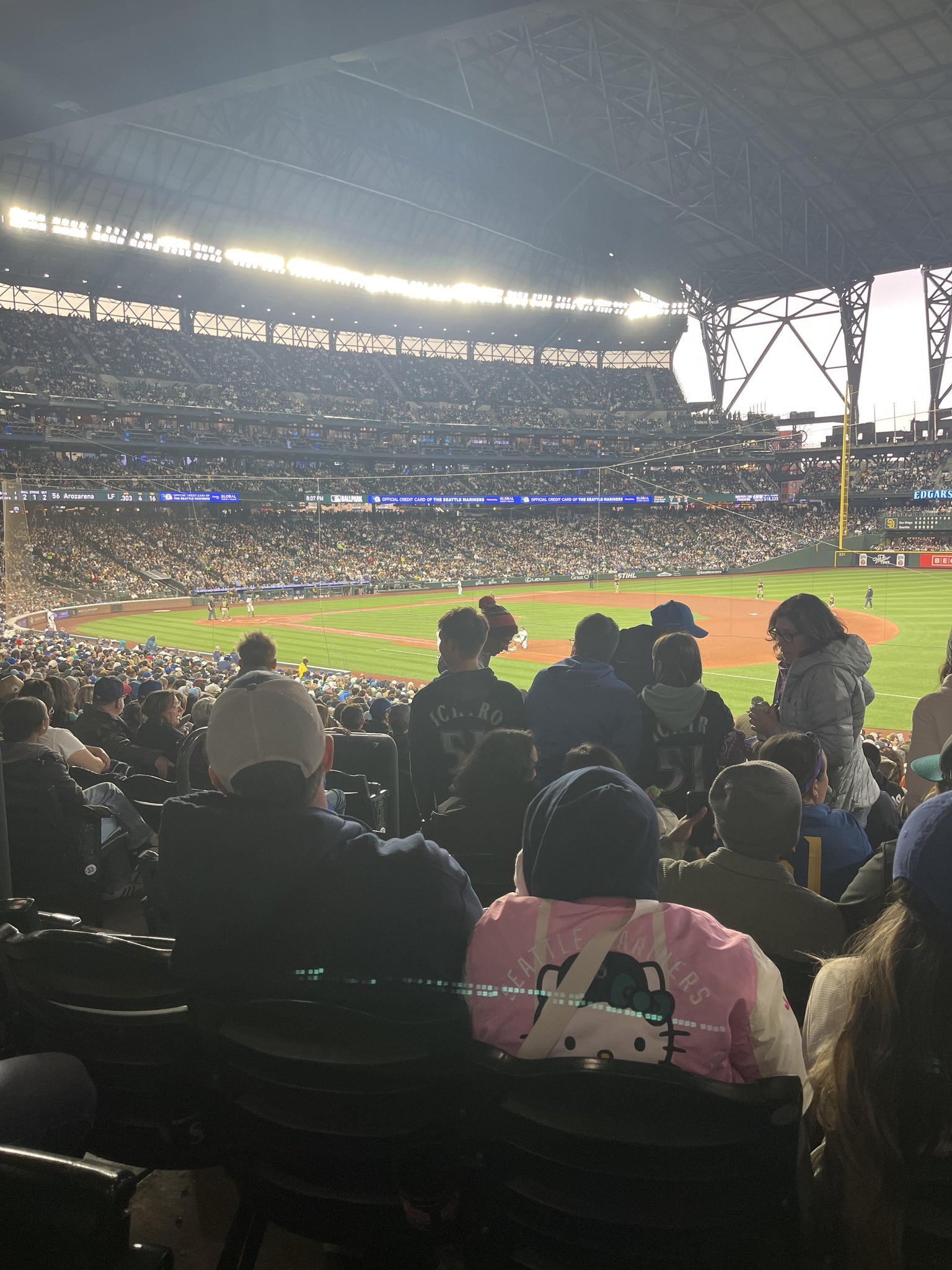 Real Fan View taken from Section 310 at T-Mobile Park by Sawyer E