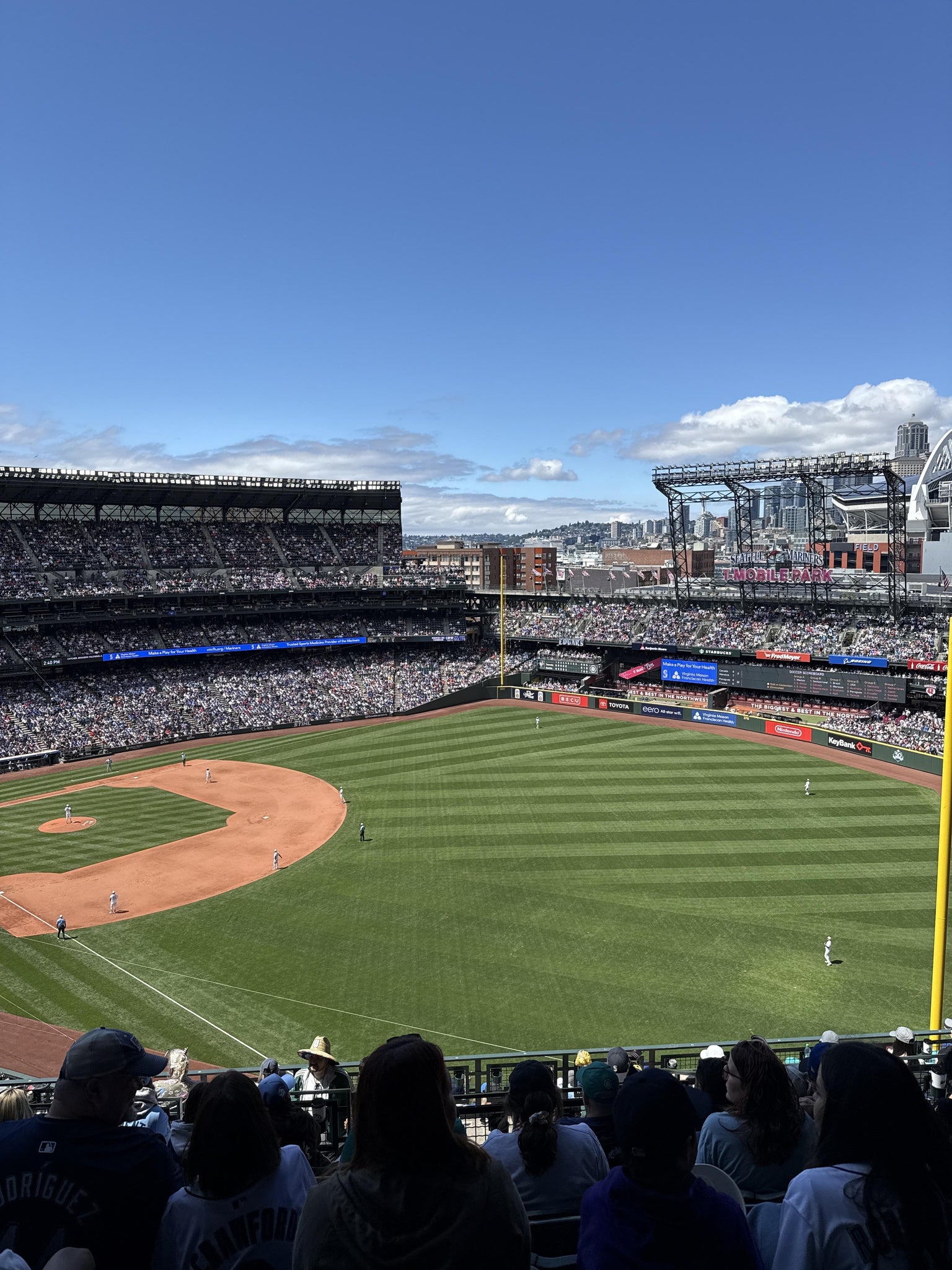 Real Fan View taken from Section 313 at T-Mobile Park by Alejandro L