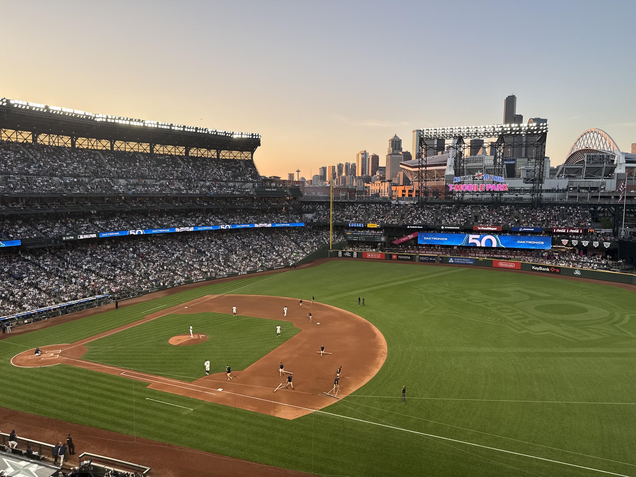 Real Fan View taken from Section 318 at T-Mobile Park by Scott D