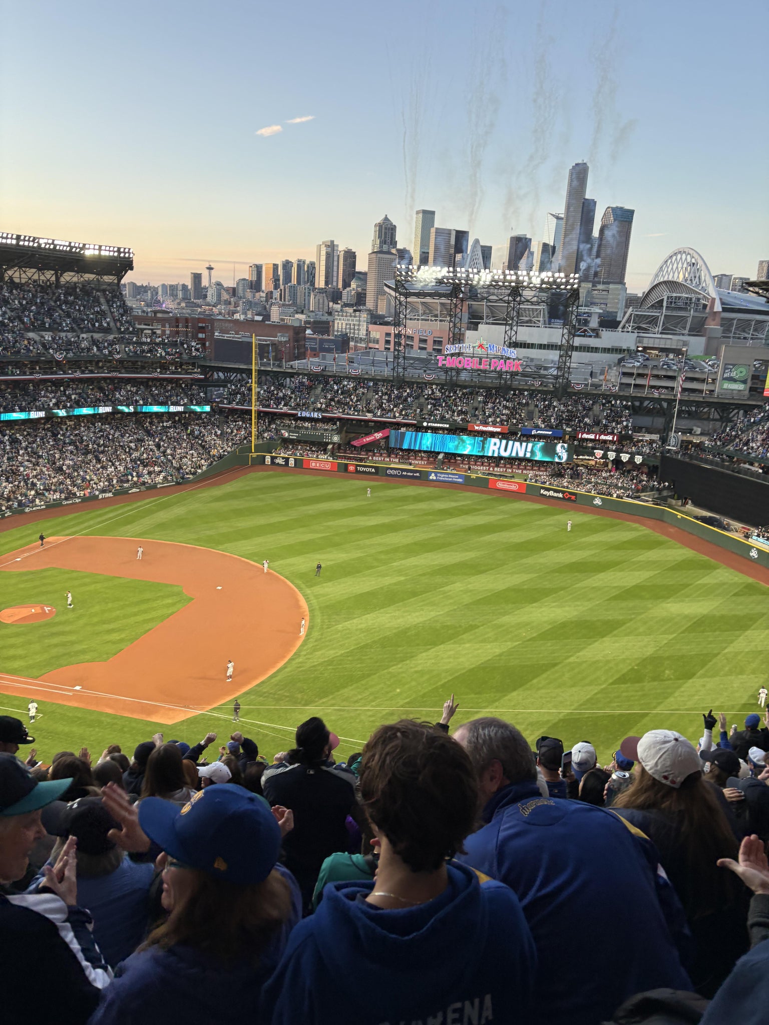 Real Fan View taken from Section 318 at T-Mobile Park by Atharva P
