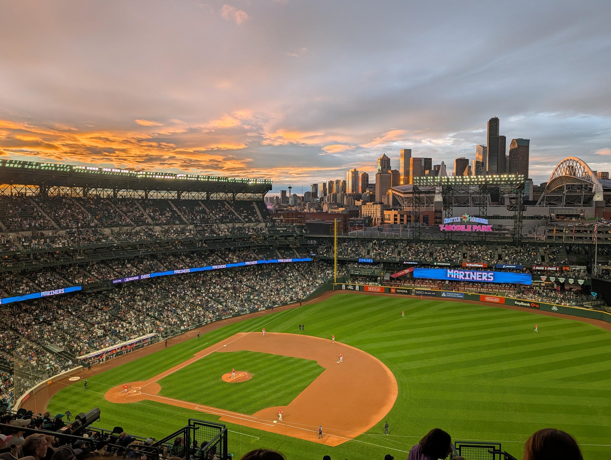 Real Fan View taken from Section 319 at T-Mobile Park by Eric T