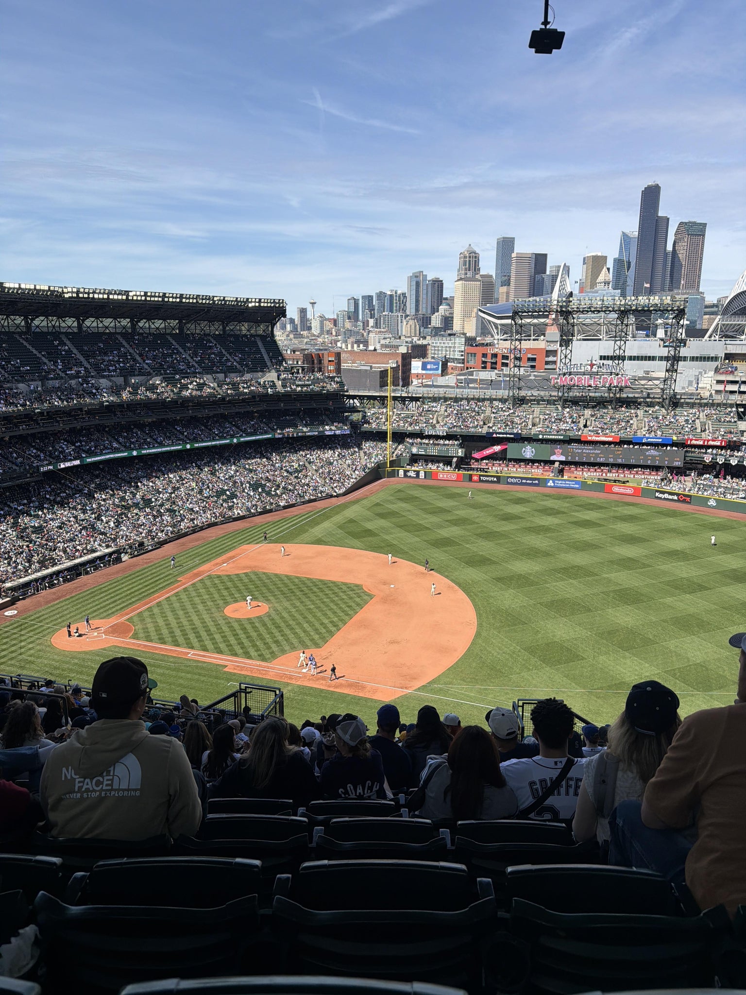 Real Fan View taken from Section 319 at T-Mobile Park by Alexandra A