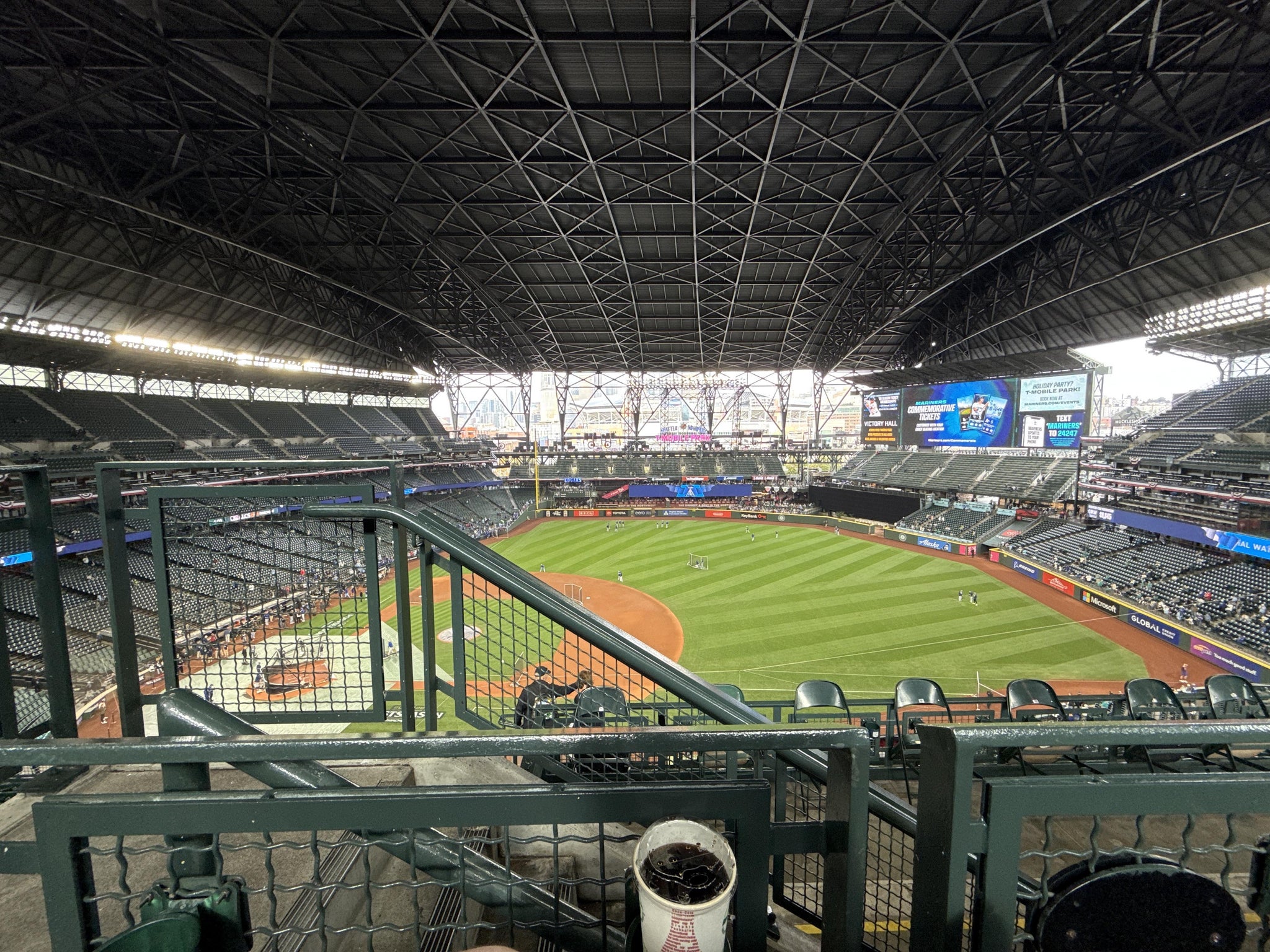 Real Fan View taken from Section 320 at T-Mobile Park by Alex R