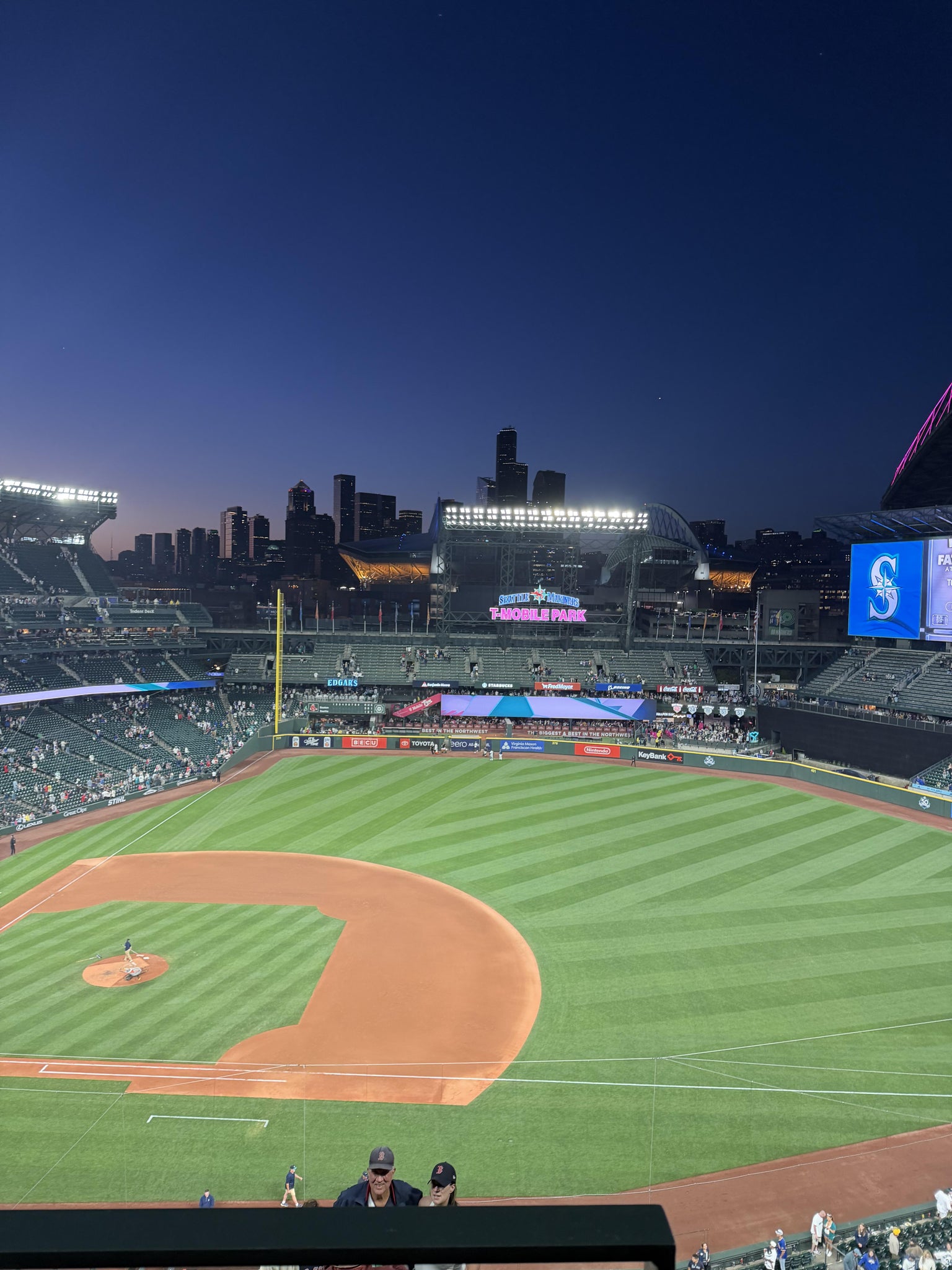 Real Fan View taken from Section 320 at T-Mobile Park by Brenda M