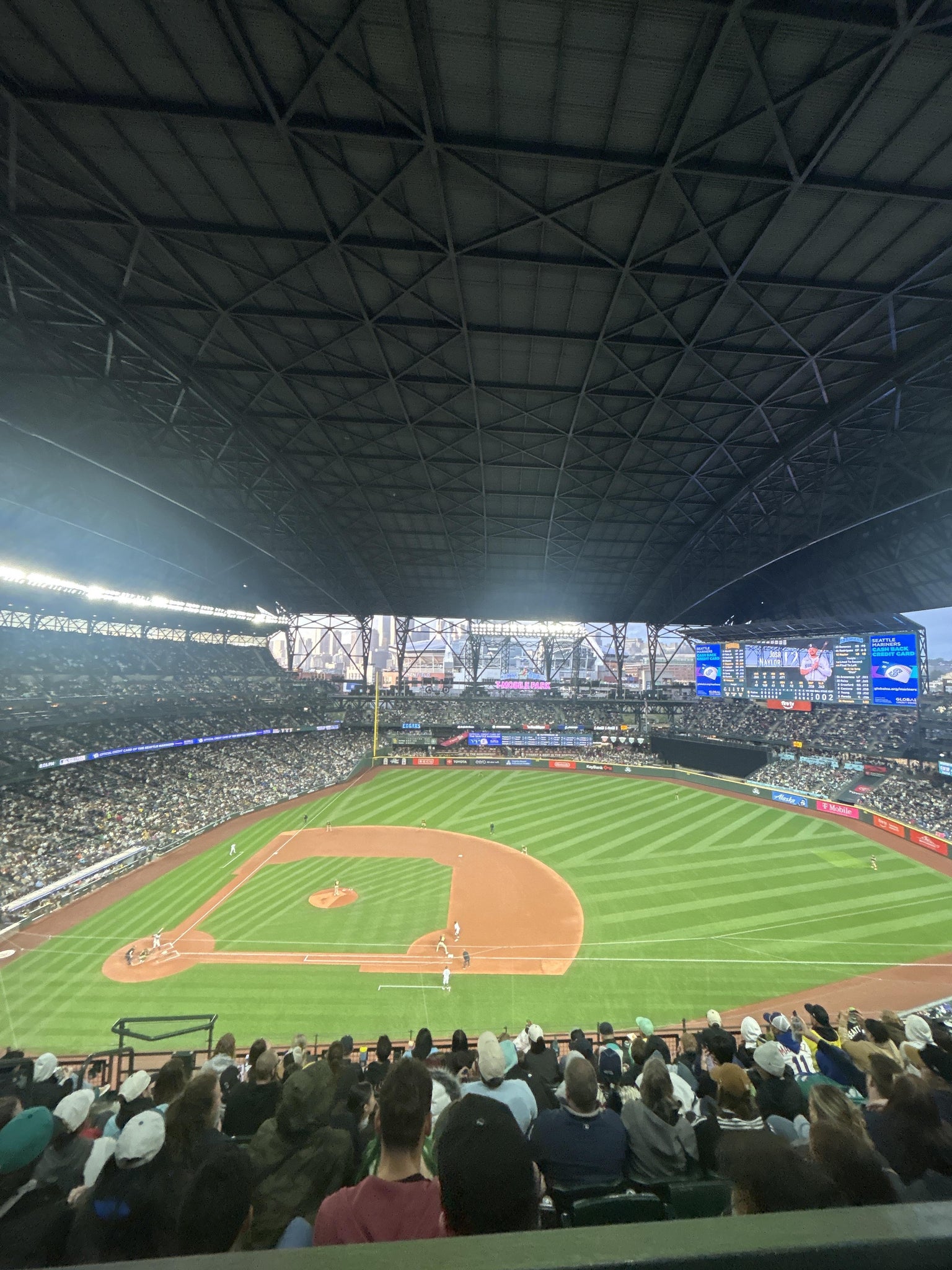 Real Fan View taken from Section 321 at T-Mobile Park by Catherine B