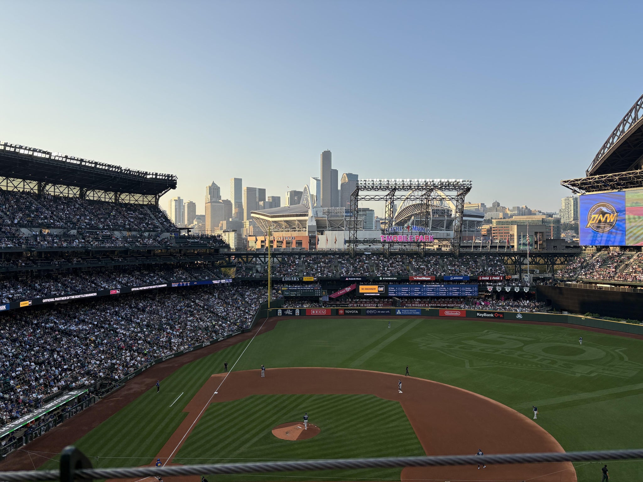 Real Fan View taken from Section 323 at T-Mobile Park by Geoff L