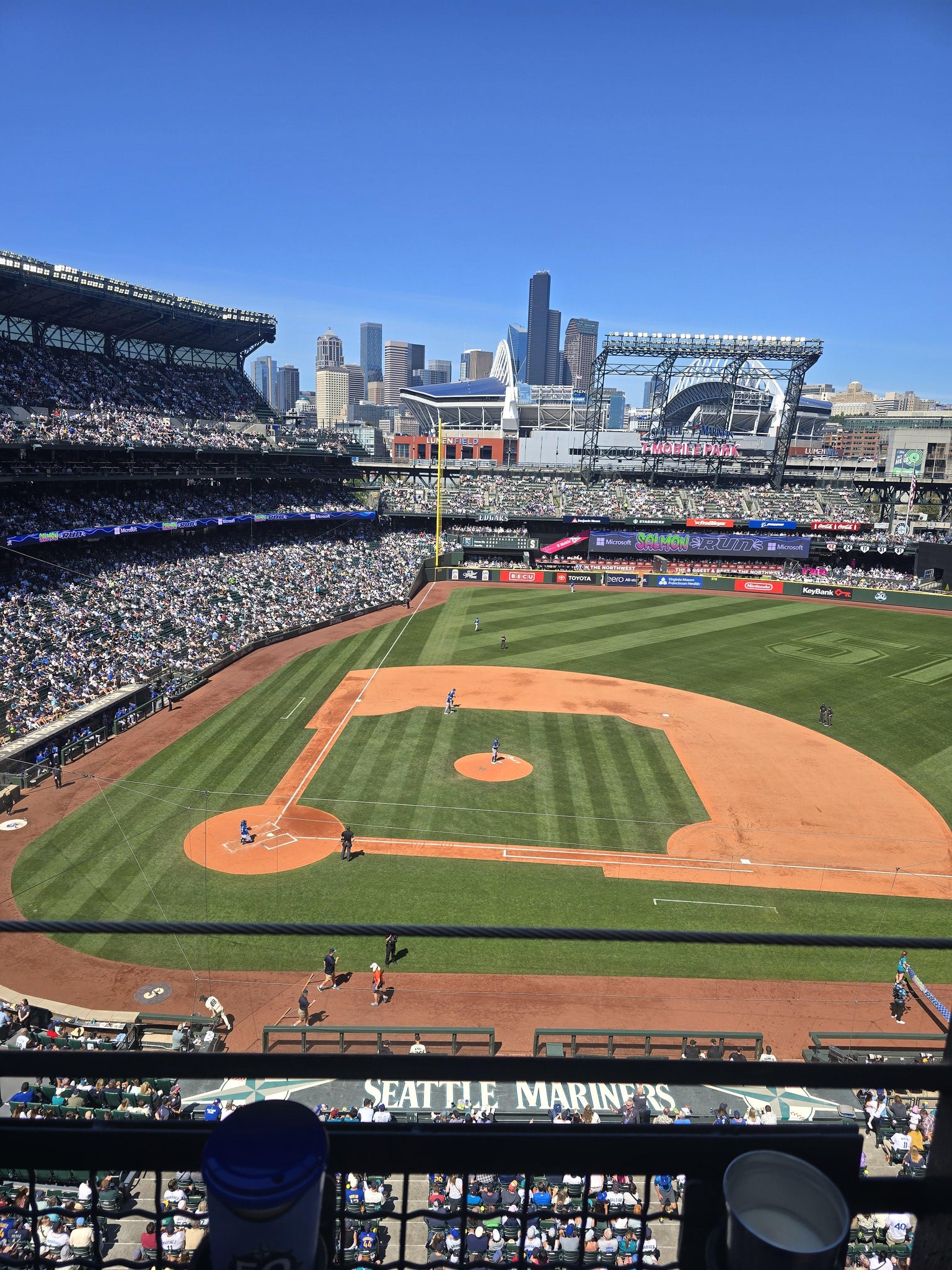 Real Fan View taken from Section 323 at T-Mobile Park by Yoonji K