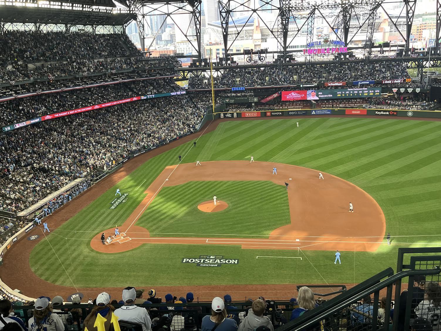 Real Fan View taken from Section 323 at T-Mobile Park by Aryeh K