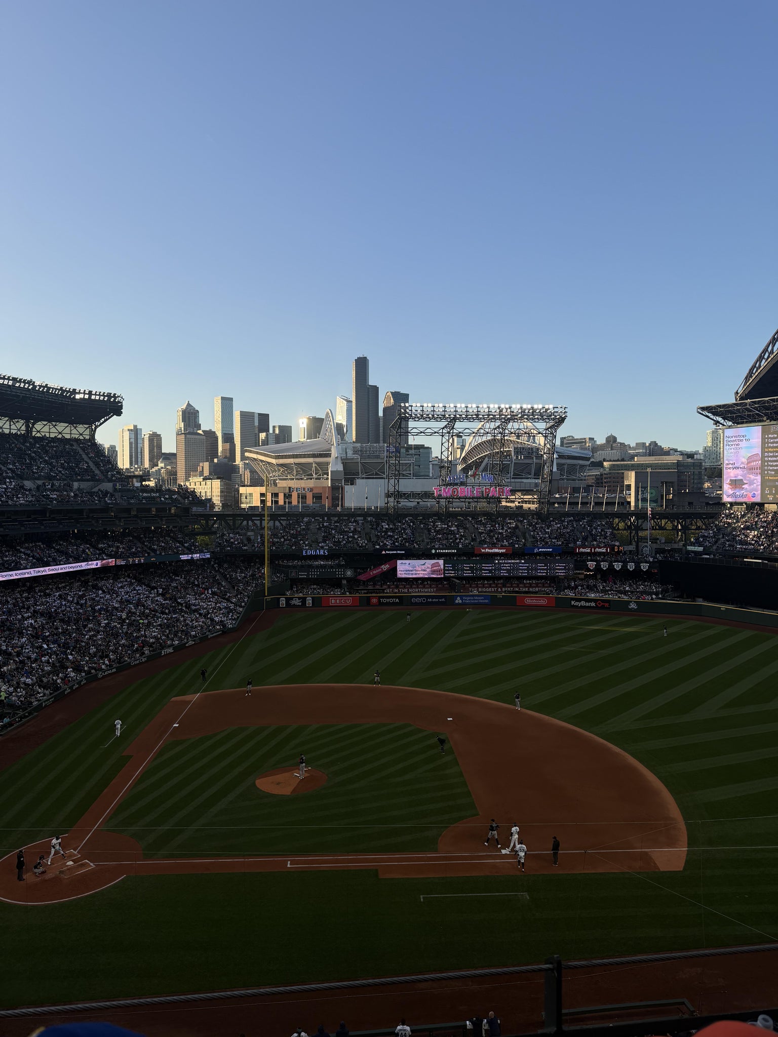 Real Fan View taken from Section 323 at T-Mobile Park by Jazmin S