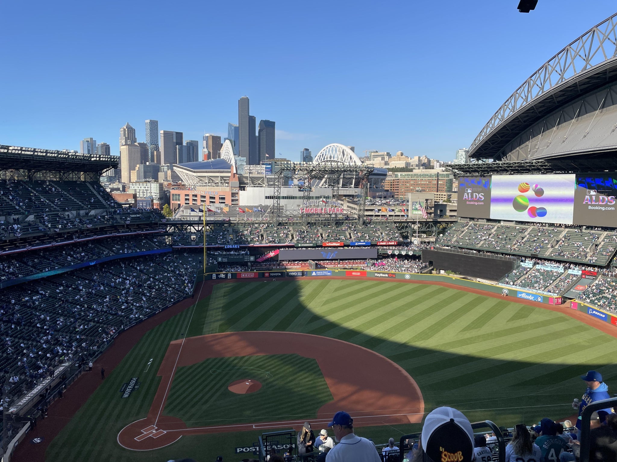 Real Fan View taken from Section 325 at T-Mobile Park by Bob W