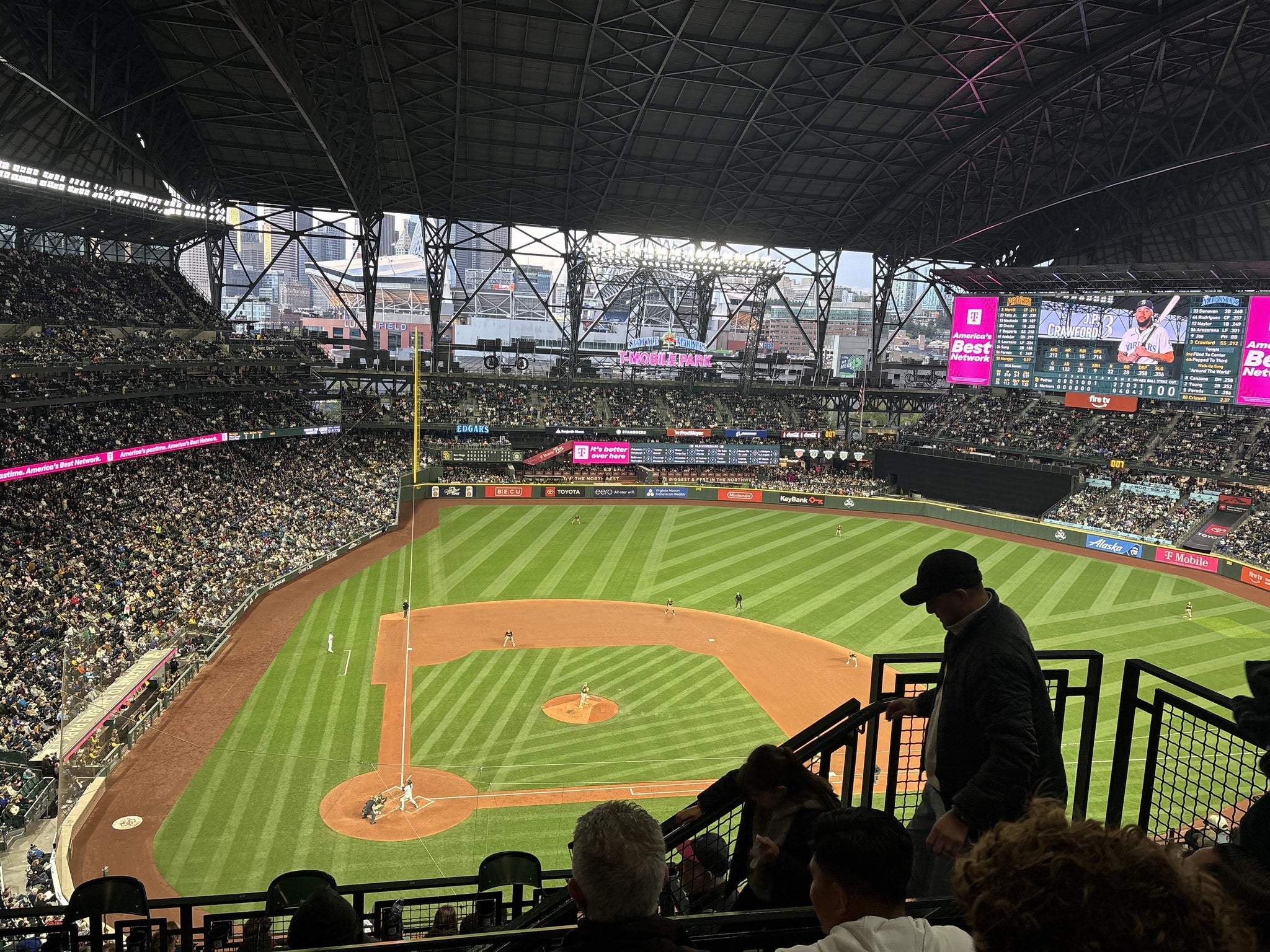 Real Fan View taken from Section 326 at T-Mobile Park by Idalia C