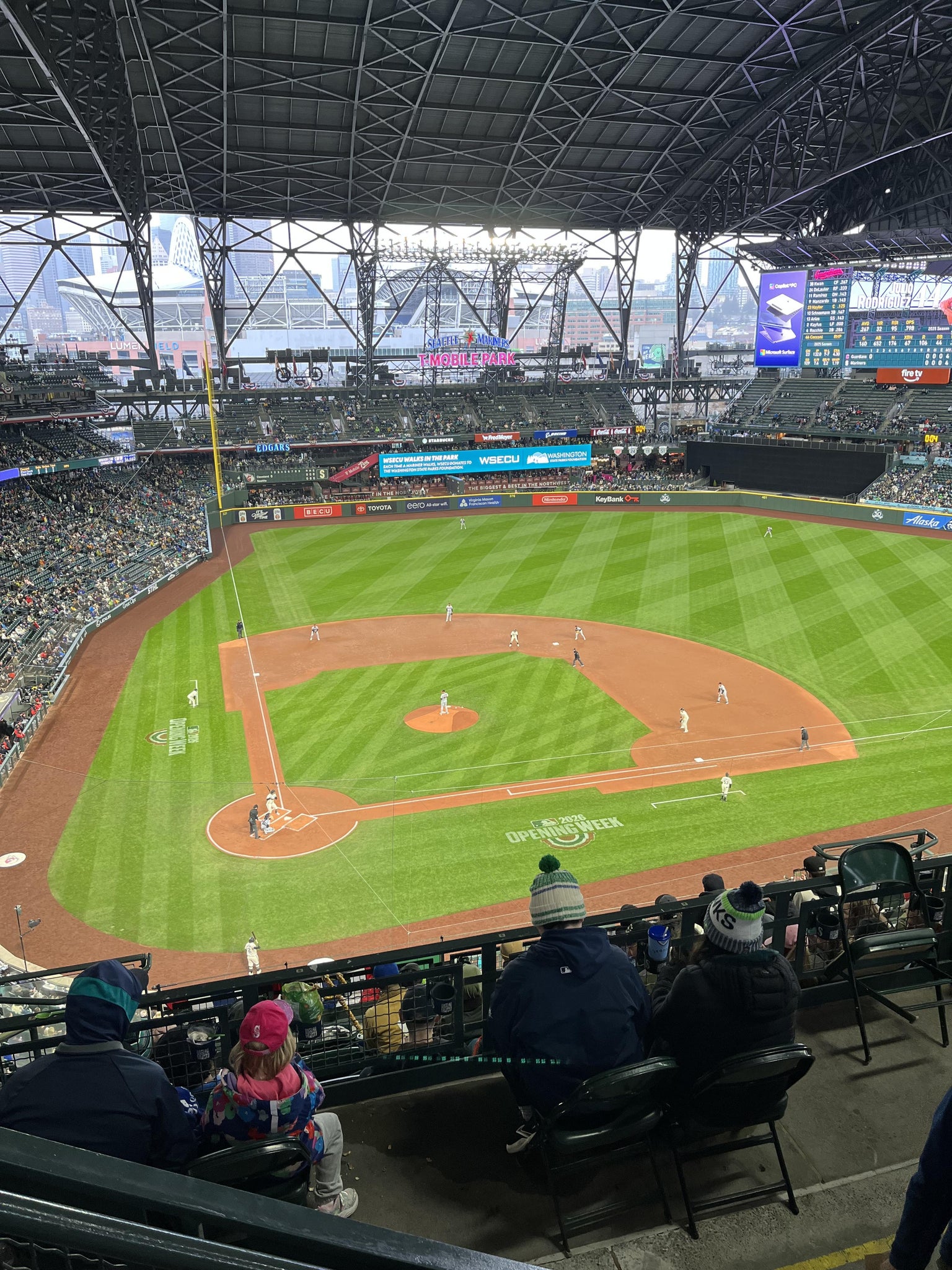 Real Fan View taken from Section 326 at T-Mobile Park by Stephen C