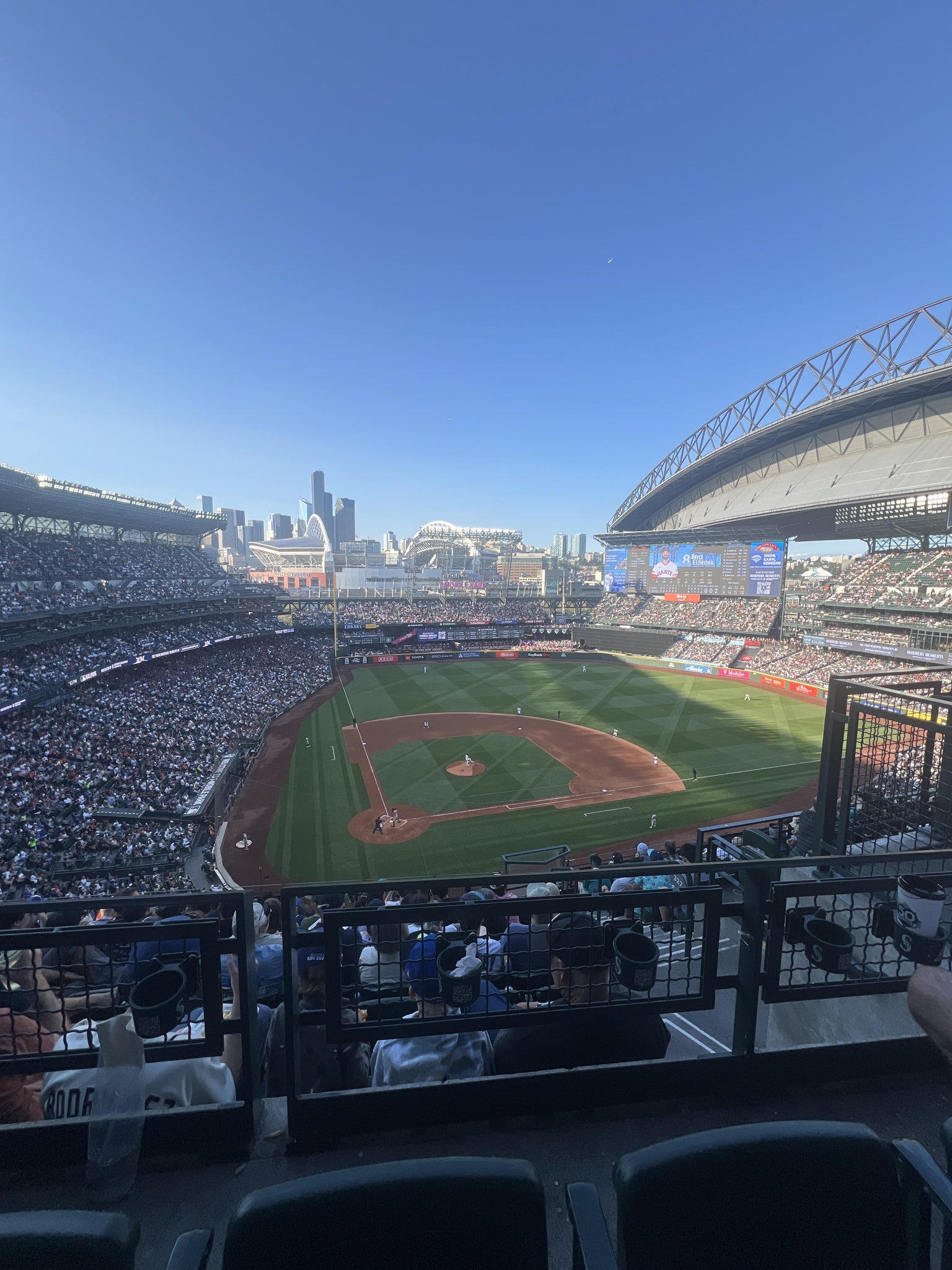 Real Fan View taken from Section 327 at T-Mobile Park by Ed M