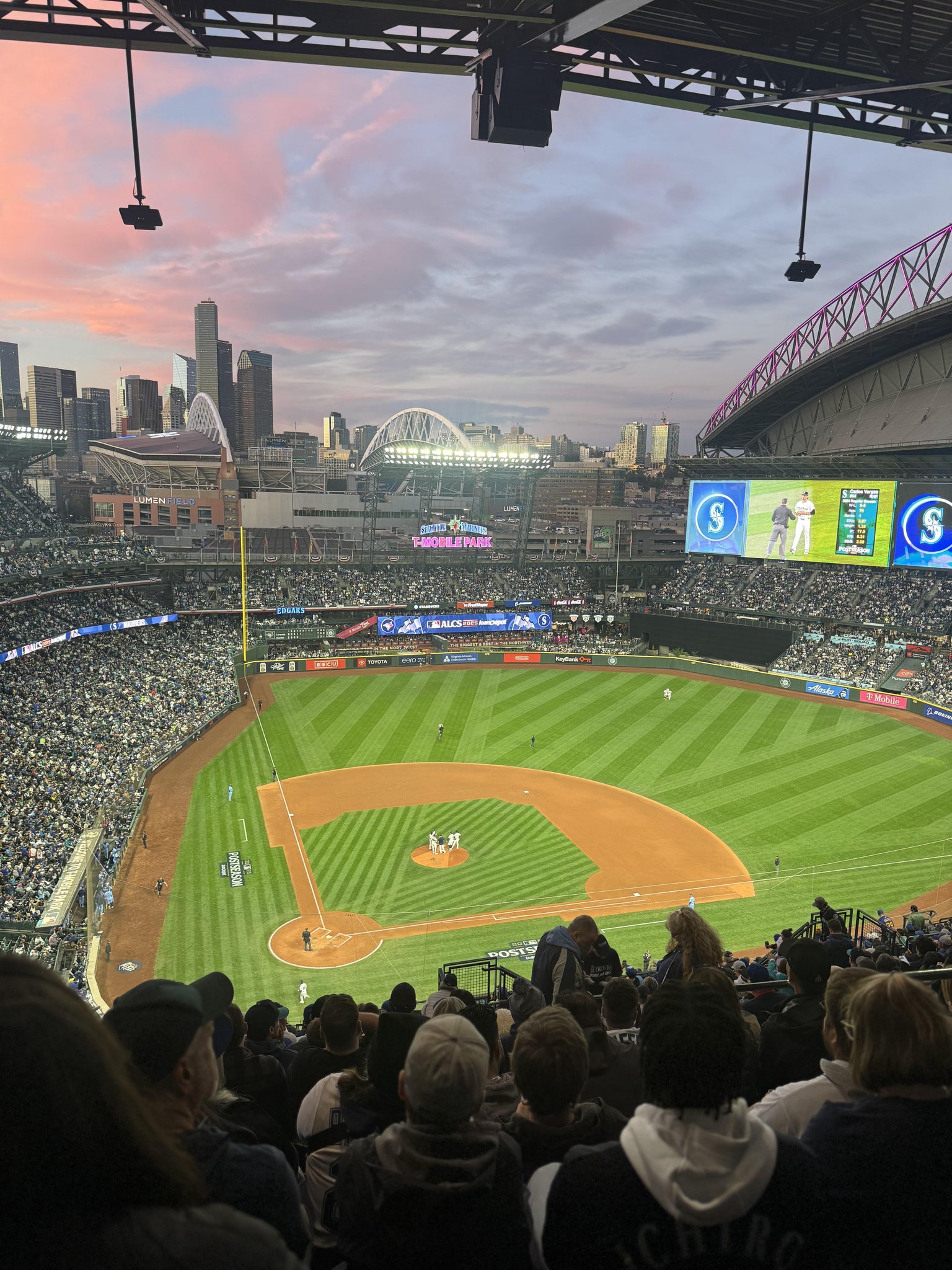 Real Fan View taken from Section 327 at T-Mobile Park by Anonymous User
