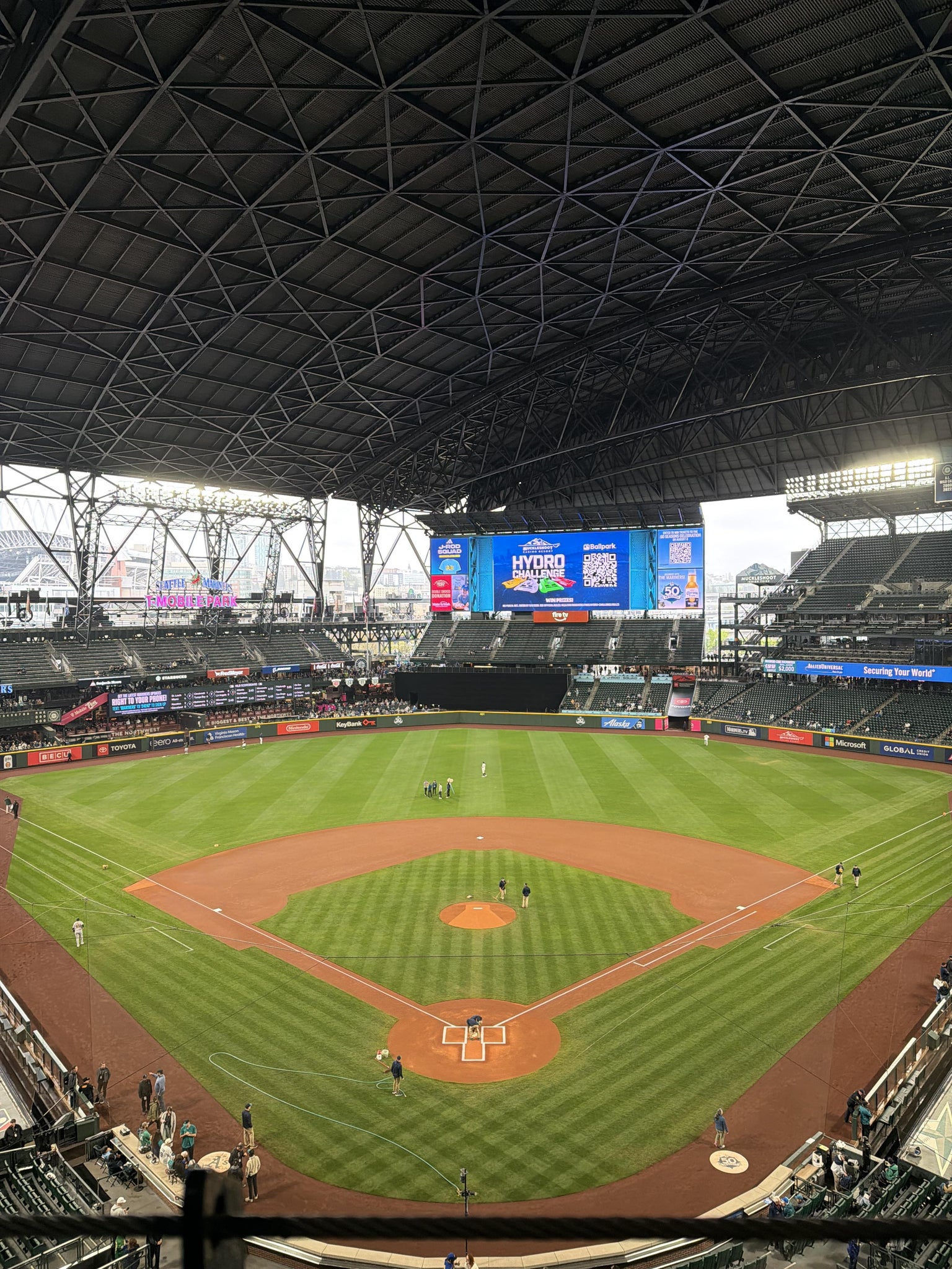 Real Fan View taken from Section 330 at T-Mobile Park by Patricia L