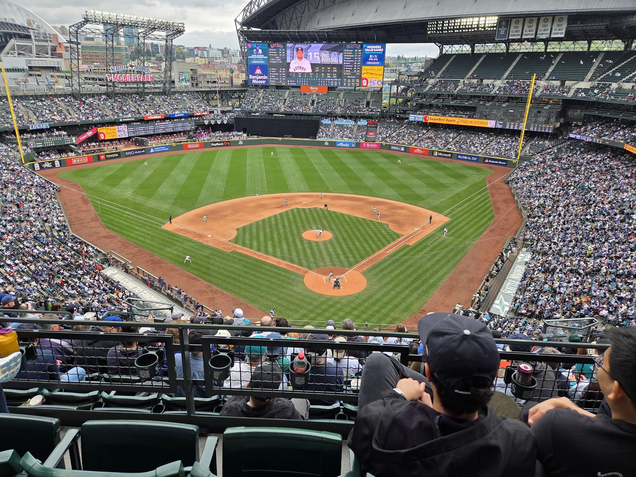 Real Fan View taken from Section 331 at T-Mobile Park by Christian M