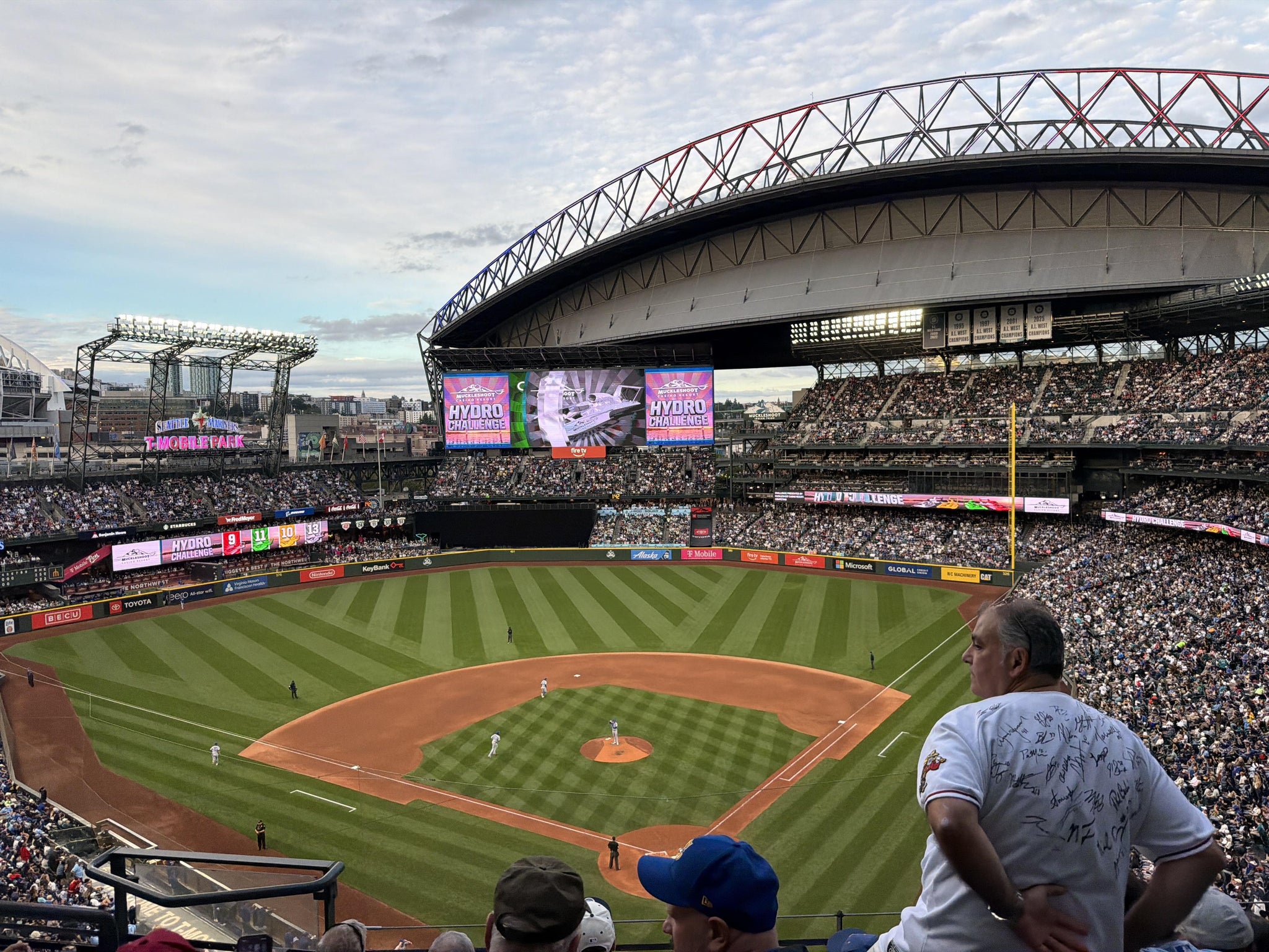 Real Fan View taken from Section 331 at T-Mobile Park by Tanya F