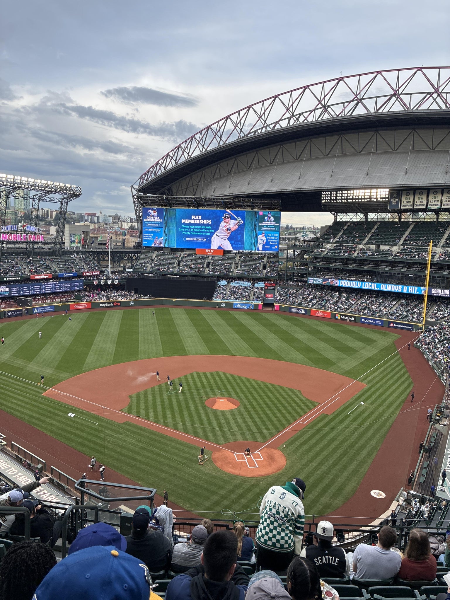 Real Fan View taken from Section 331 at T-Mobile Park by London W
