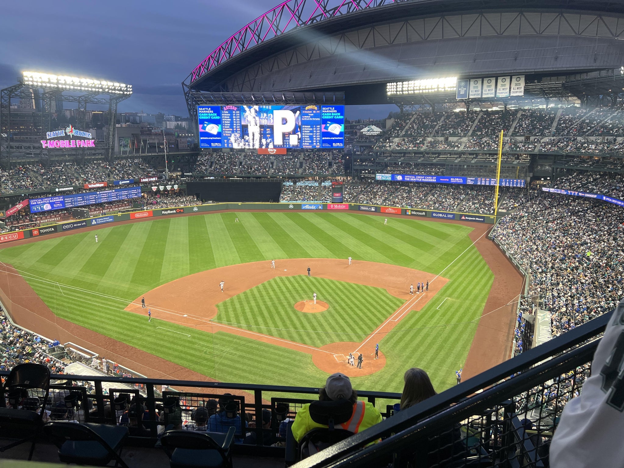 Real Fan View taken from Section 332 at T-Mobile Park by Paul Z
