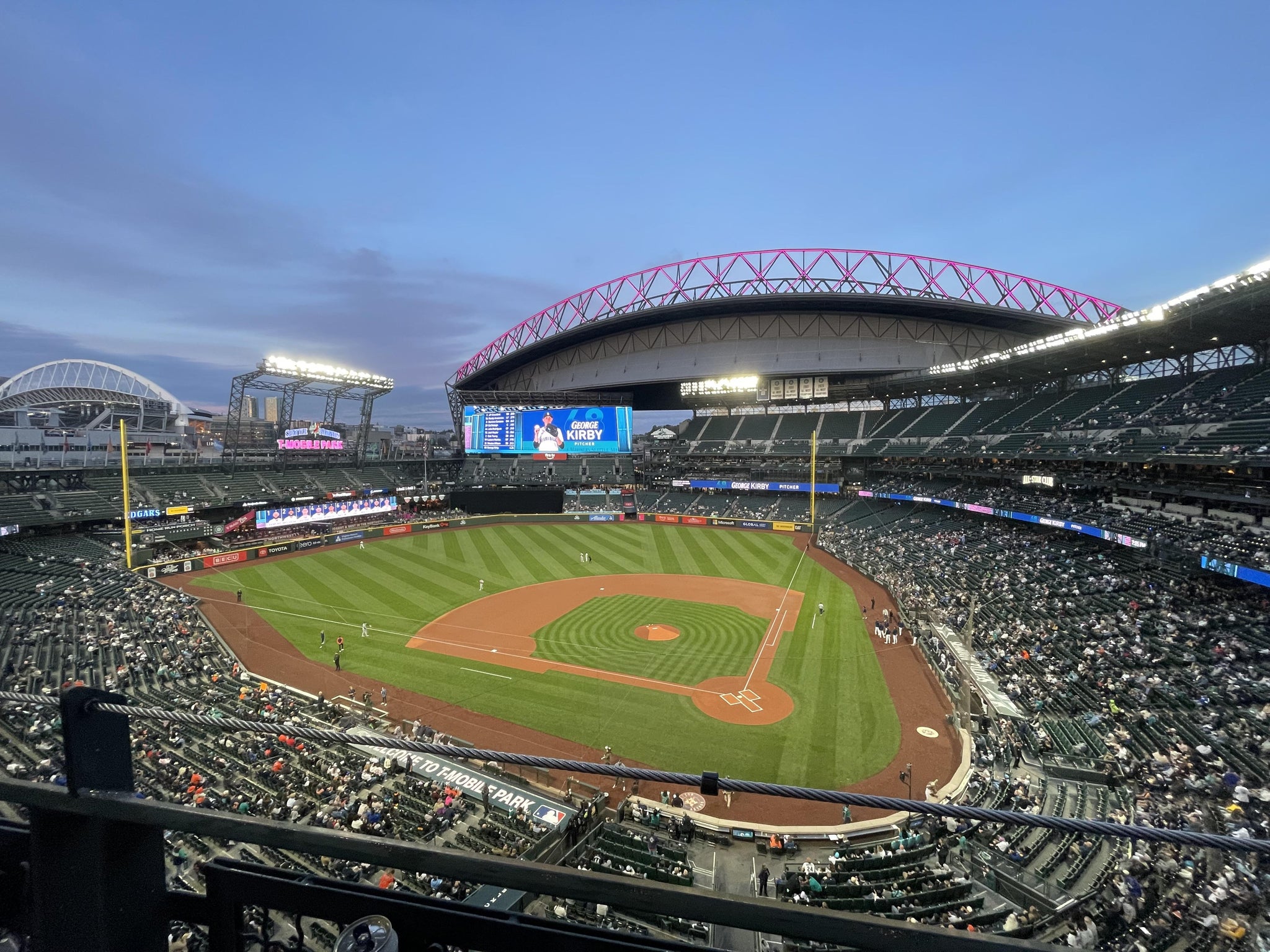 Real Fan View taken from Section 333 at T-Mobile Park by Sam W