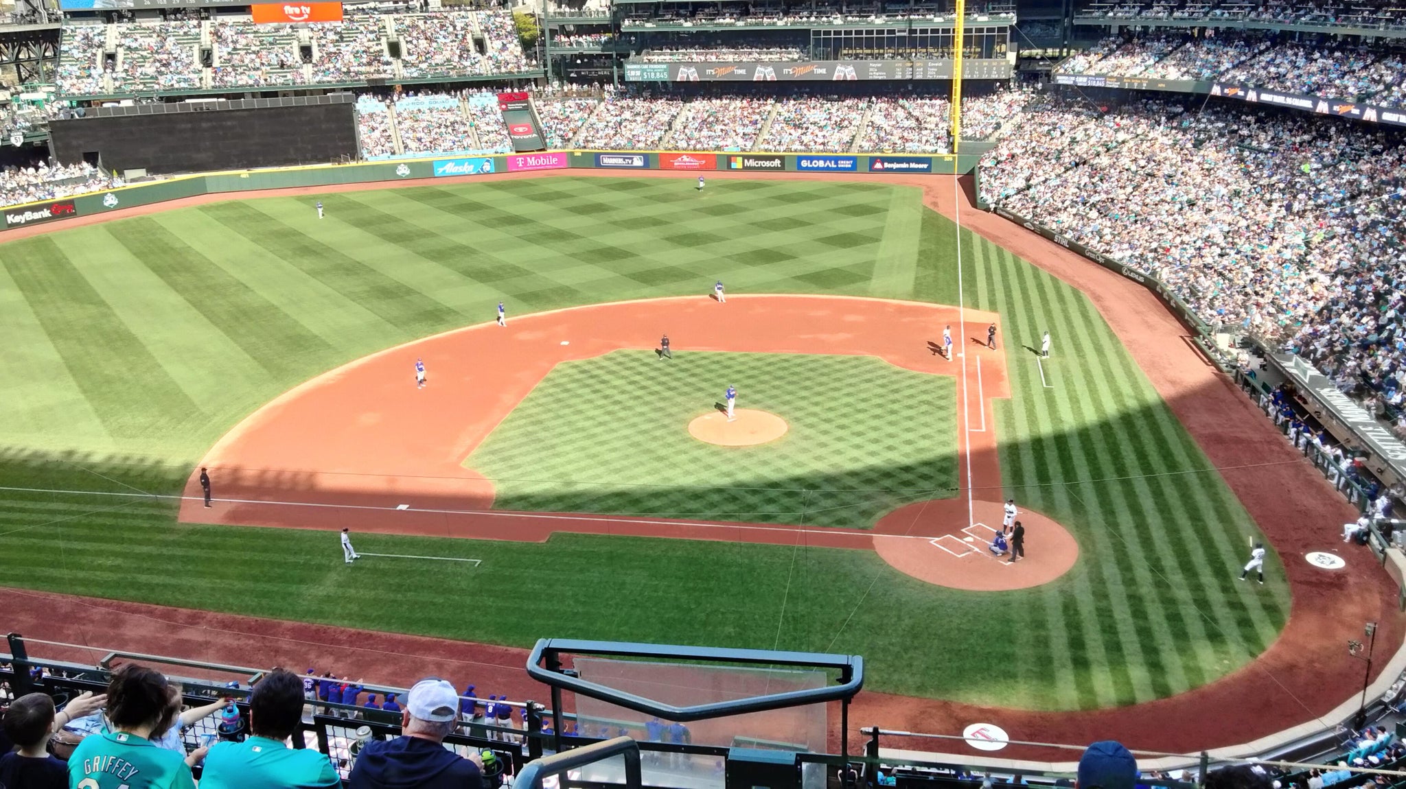 Real Fan View taken from Section 334 at T-Mobile Park by Kelly S