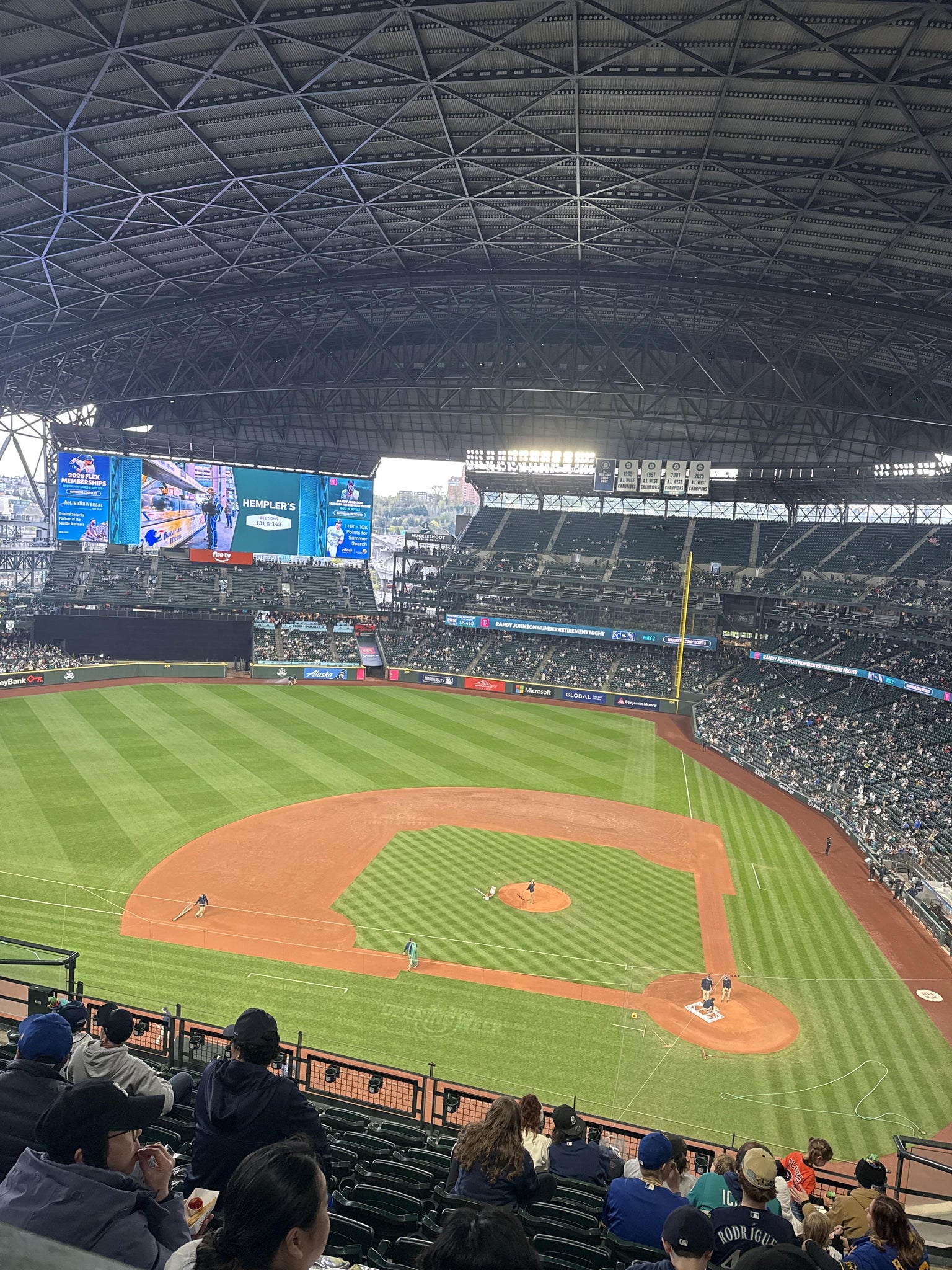 Real Fan View taken from Section 335 at T-Mobile Park by Sophie E