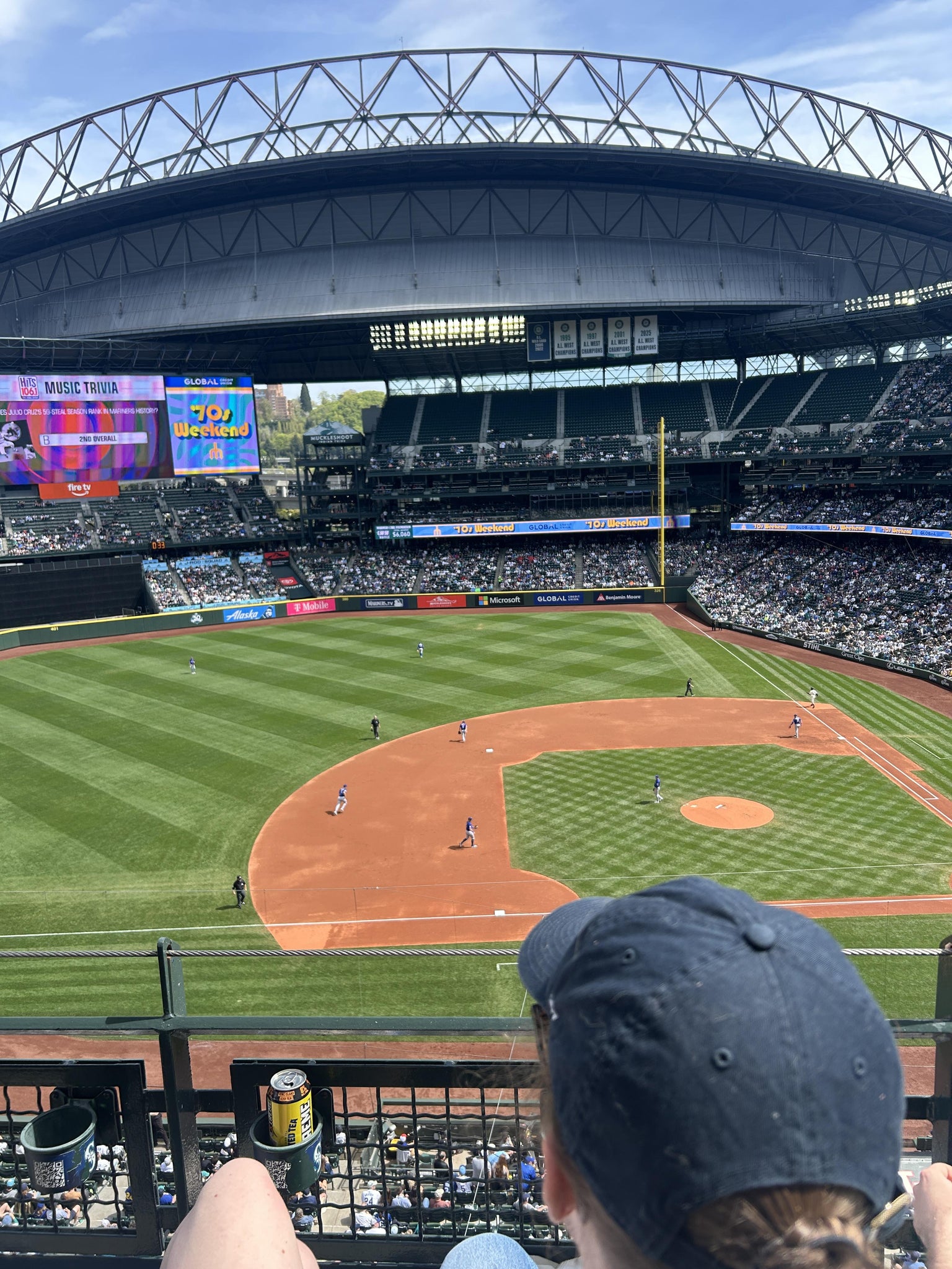Real Fan View taken from Section 337 at T-Mobile Park by Carson D