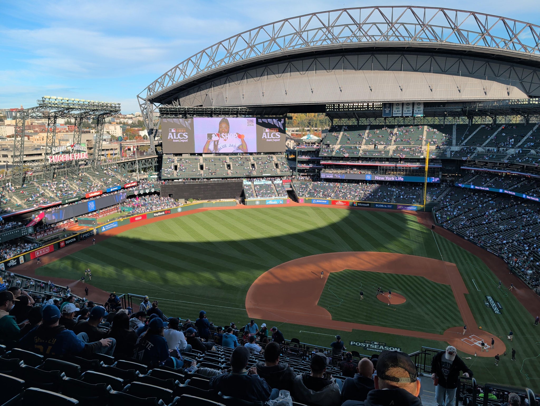 Real Fan View taken from Section 337 at T-Mobile Park by Jonathan C