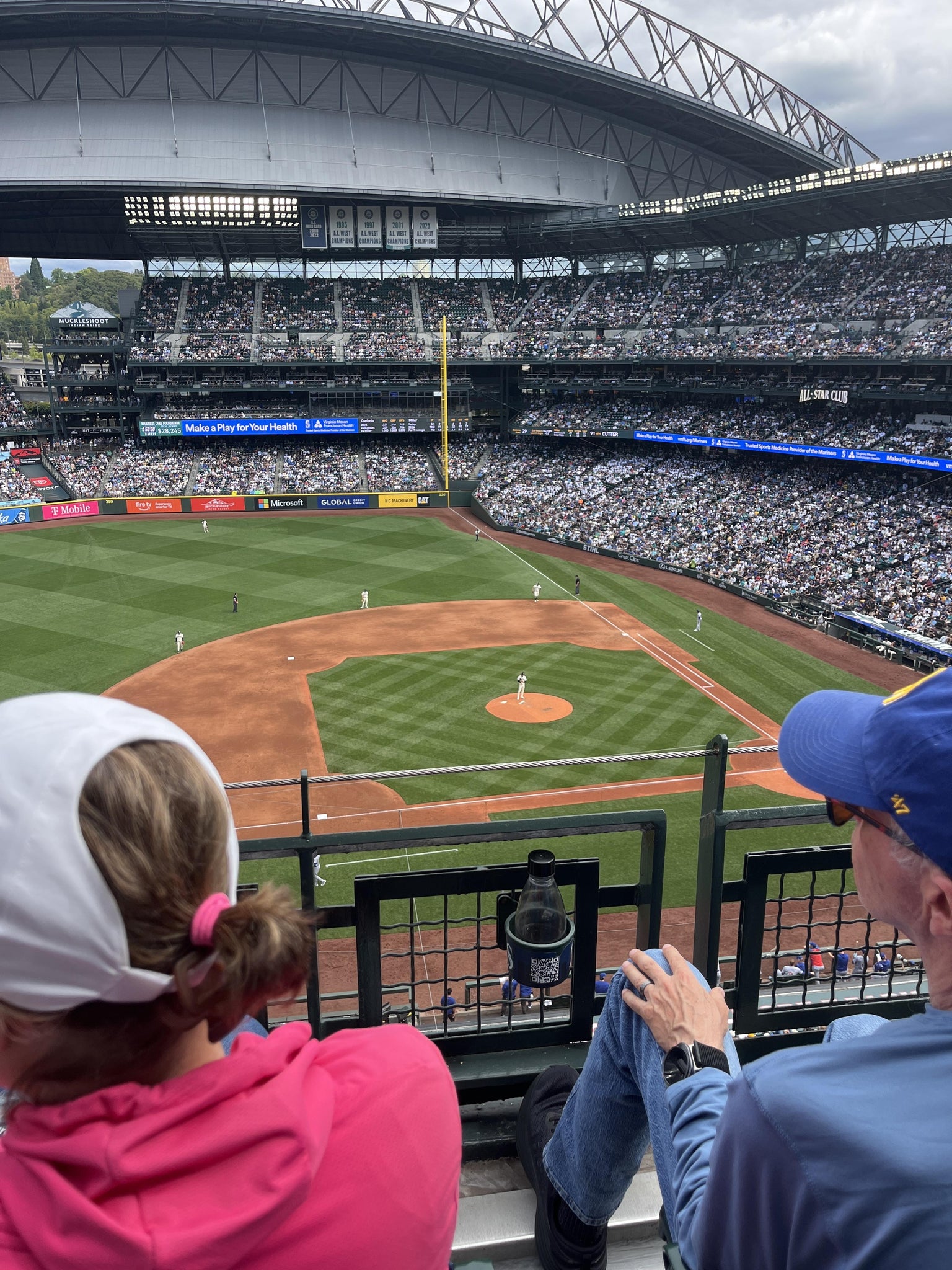 Real Fan View taken from Section 339 at T-Mobile Park by Kristen L