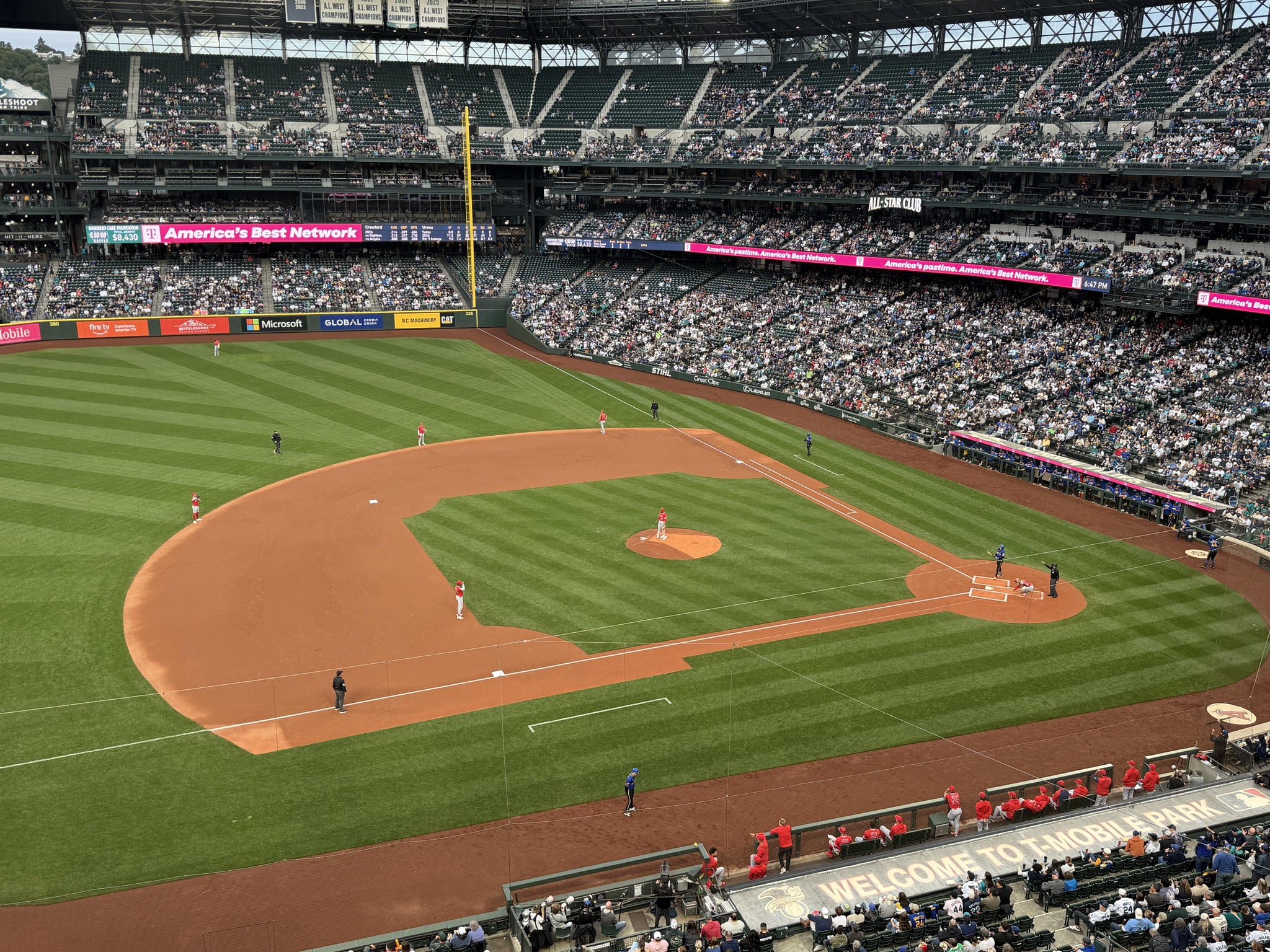 Real Fan View taken from Section 340 at T-Mobile Park by Jennifer K
