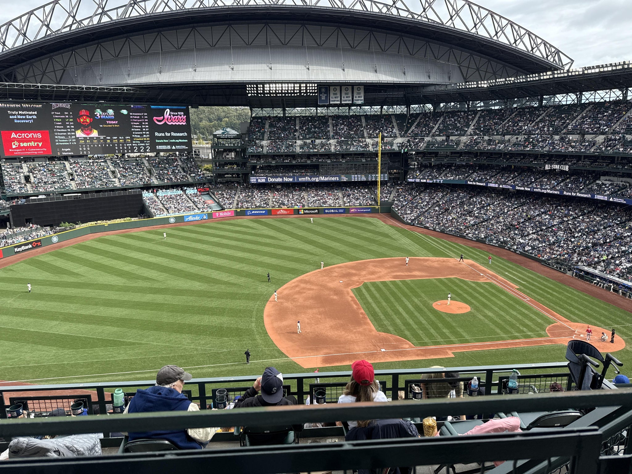 Real Fan View taken from Section 340 at T-Mobile Park by Eva mae D