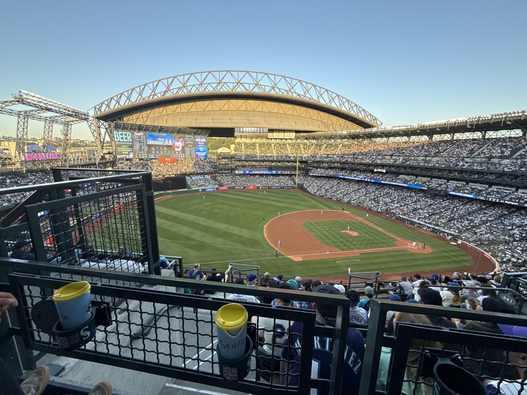 Real Fan View taken from Section 341 at T-Mobile Park by Benya V
