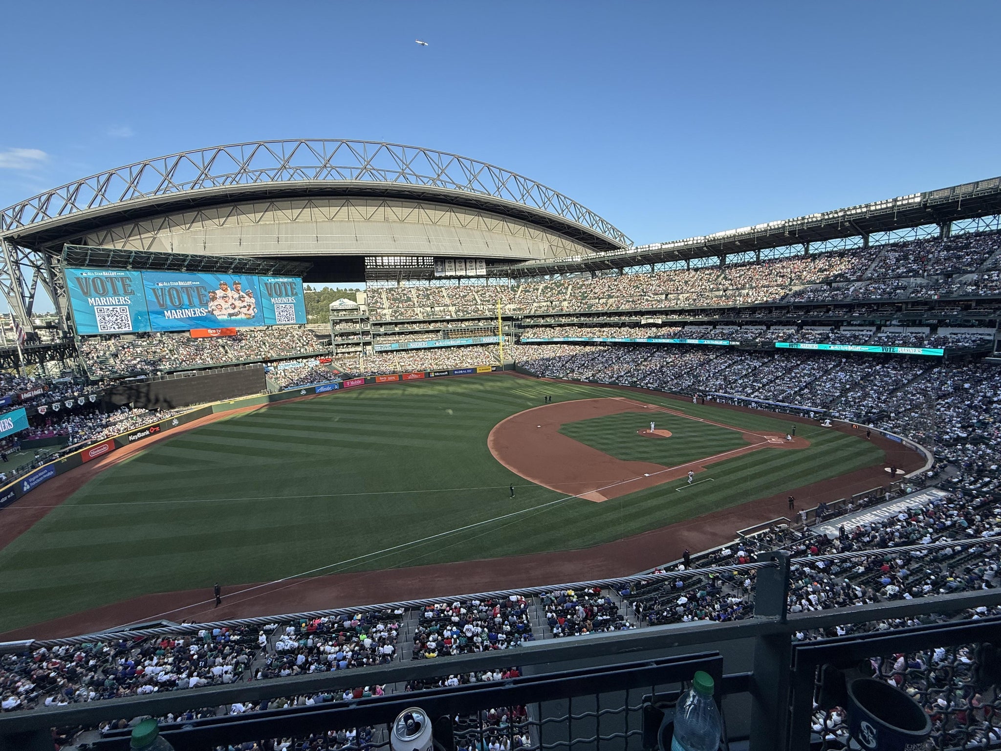 Real Fan View taken from Section 342 at T-Mobile Park by Anonymous User