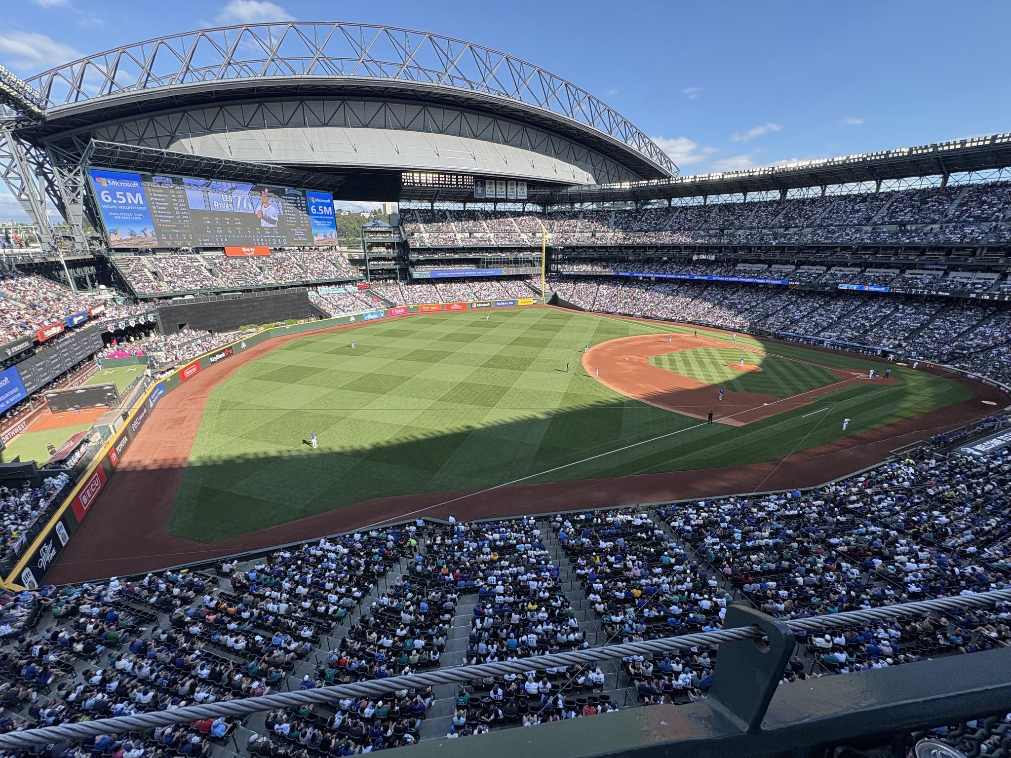 Real Fan View taken from Section 345 at T-Mobile Park by Brittlyn B