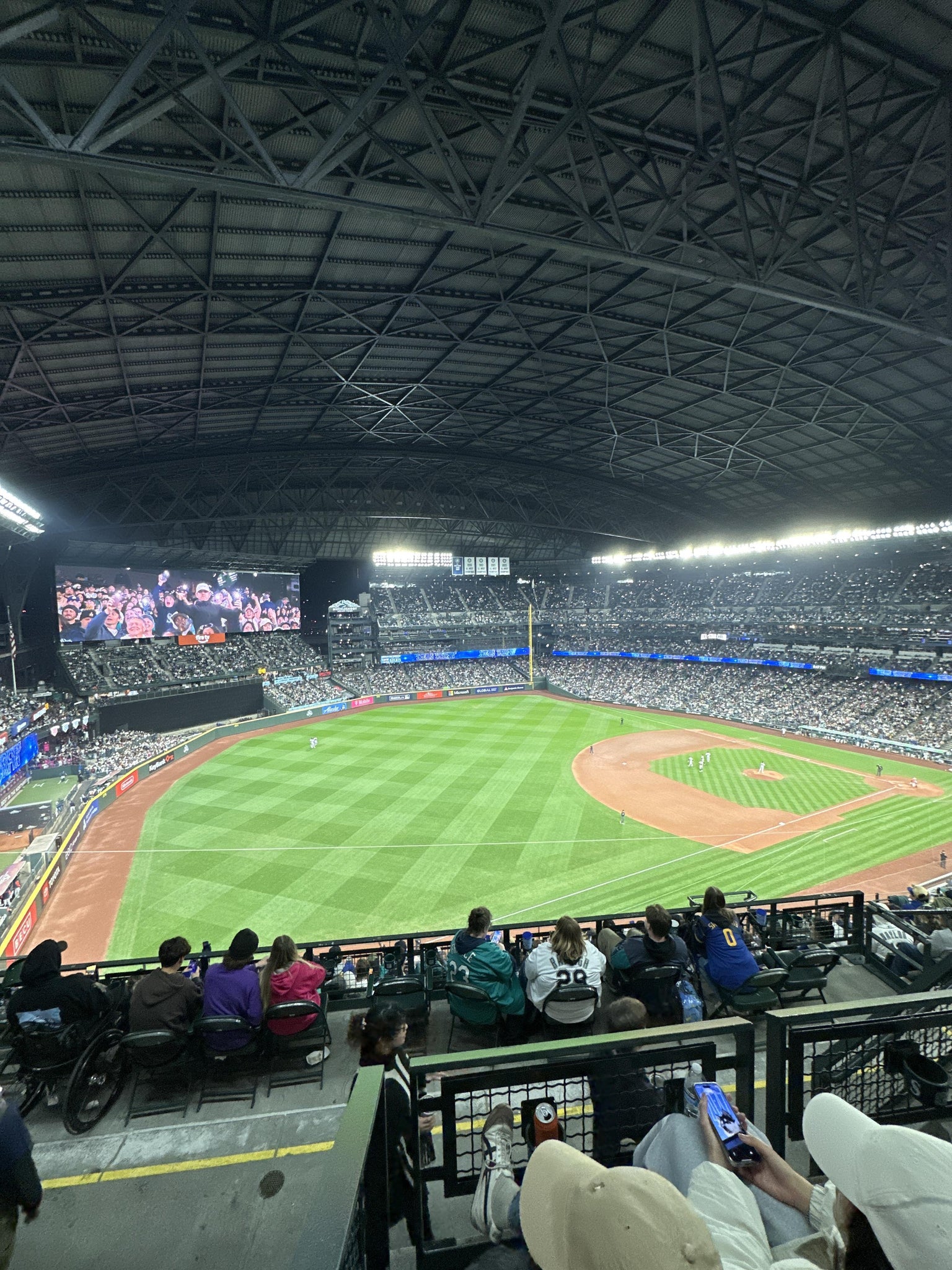 Real Fan View taken from Section 345 at T-Mobile Park by Justin W