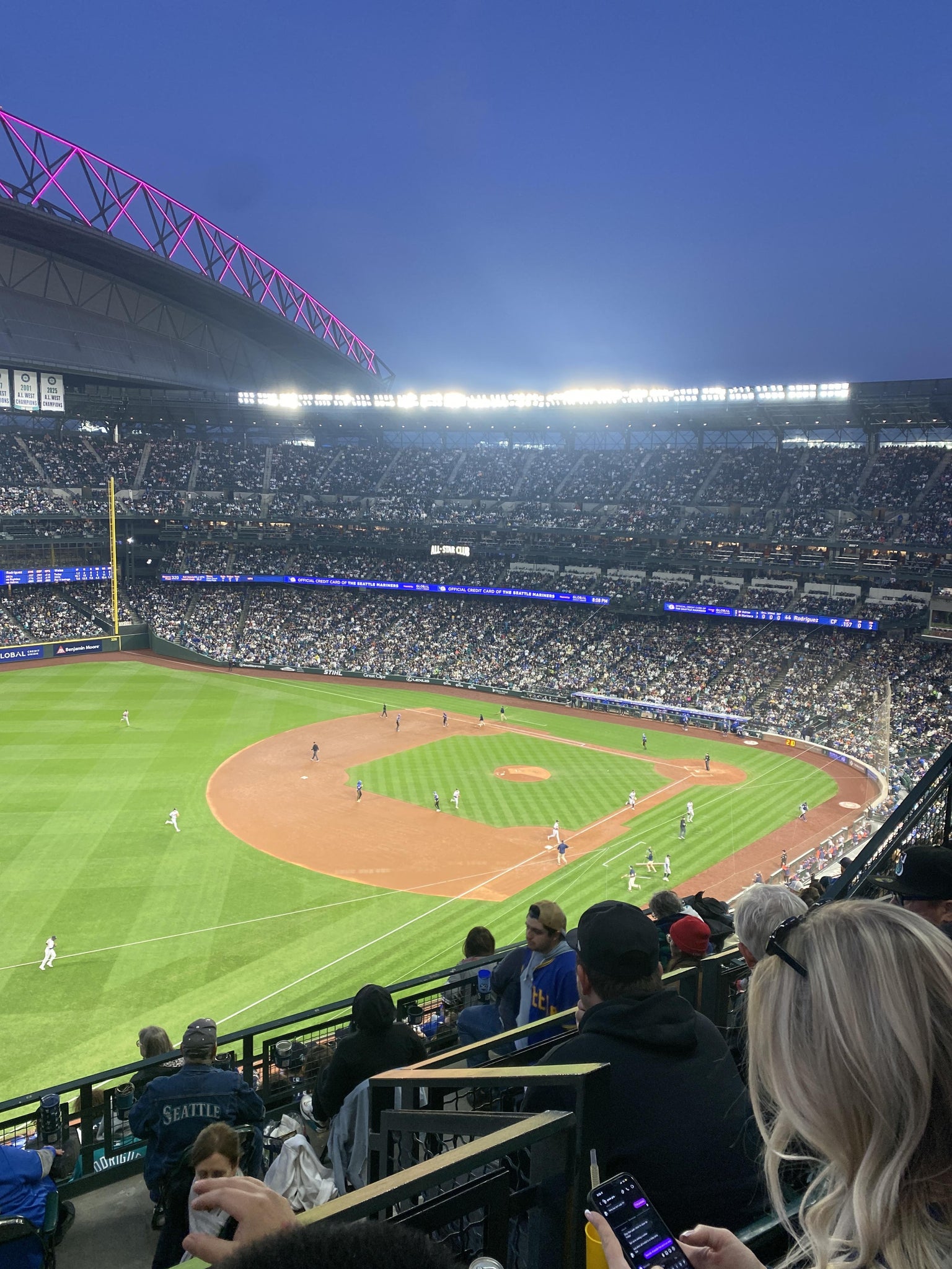 Real Fan View taken from Section 345 at T-Mobile Park by Joseph L
