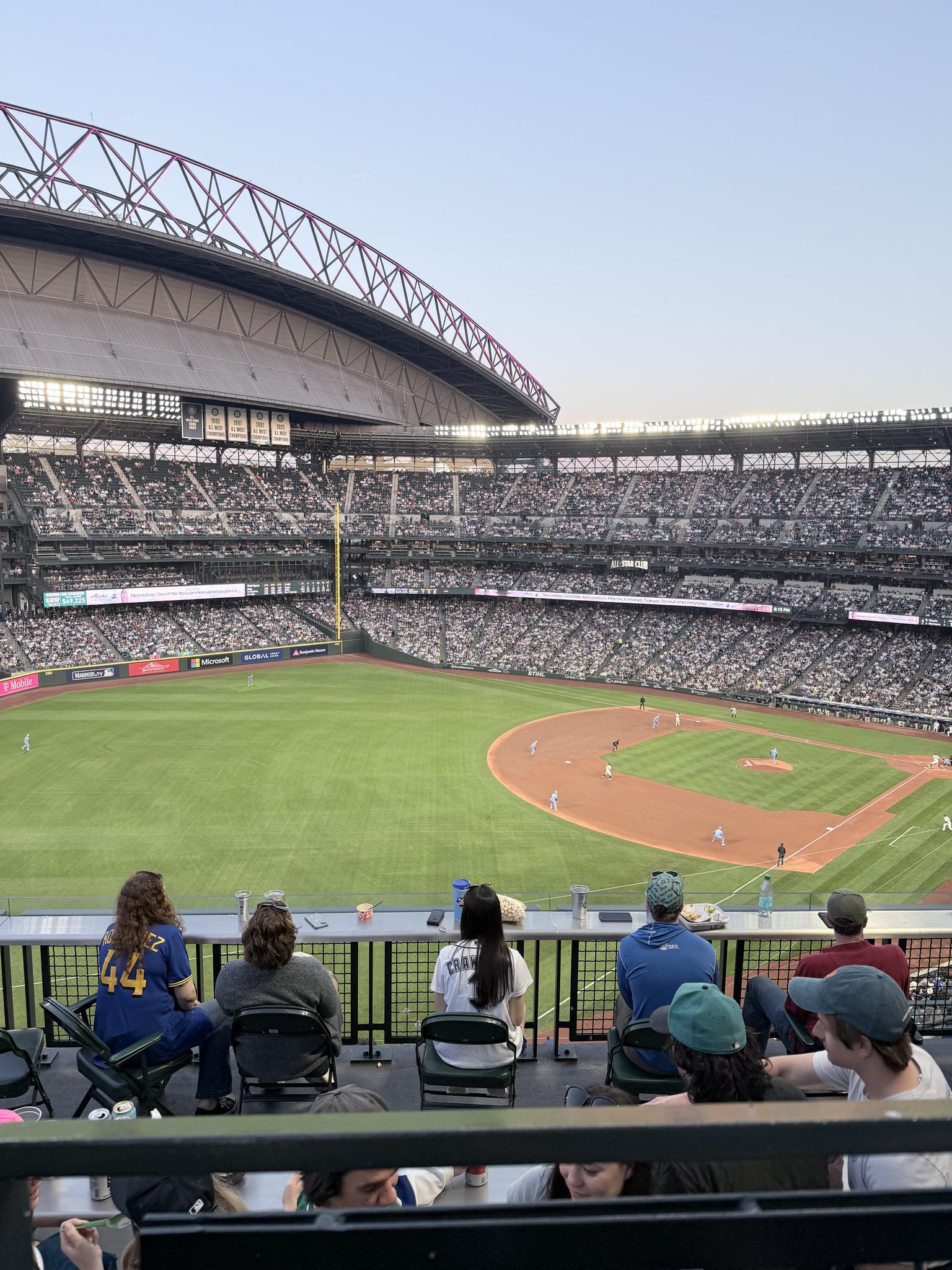 Real Fan View taken from Section 347 at T-Mobile Park by Dominique M