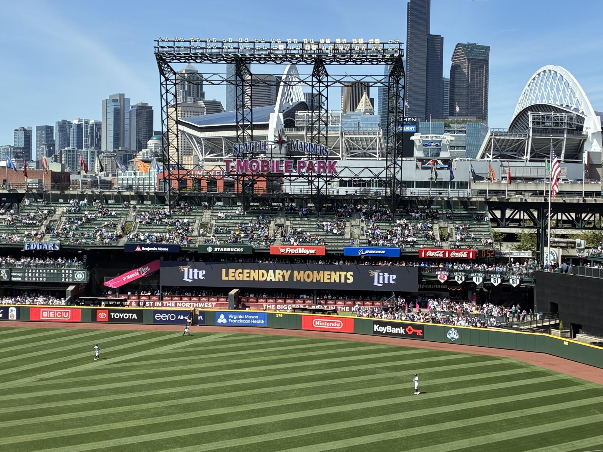 Real Fan View taken from ALL Star Club 11 at T-Mobile Park by Anonymous User